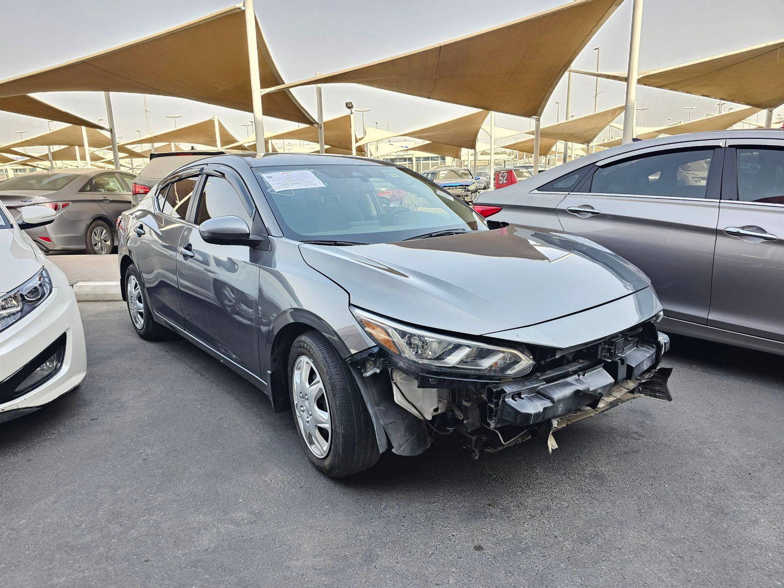 2020 NISSAN SENTRA — 29867 Miles — Lot 8BV4LY275566 — Souq - Marhaba Auctions Used Cars - Image 4