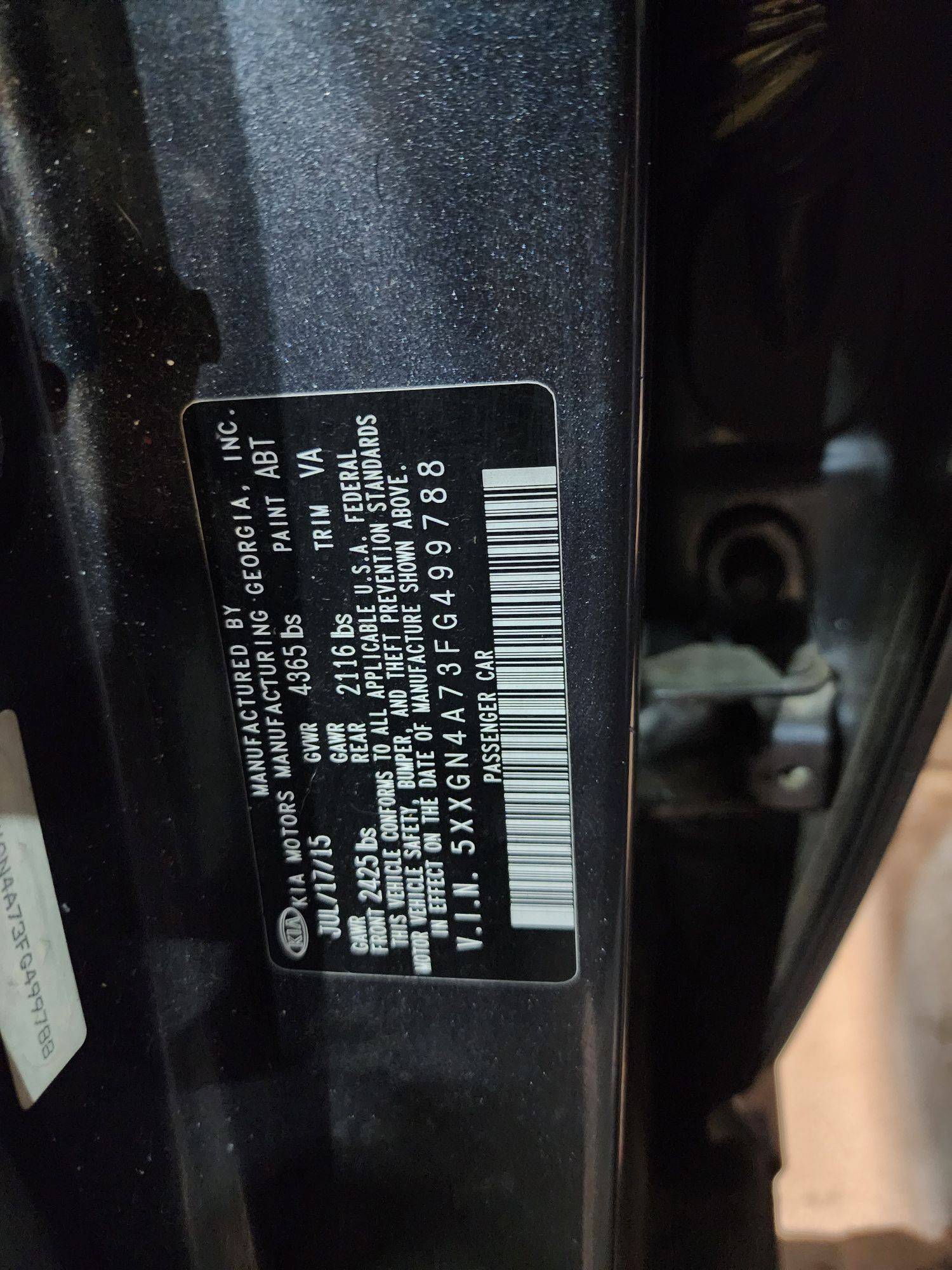 KIA OPTIMA 2015 - Marhaba Auction Used Cars - Image 11