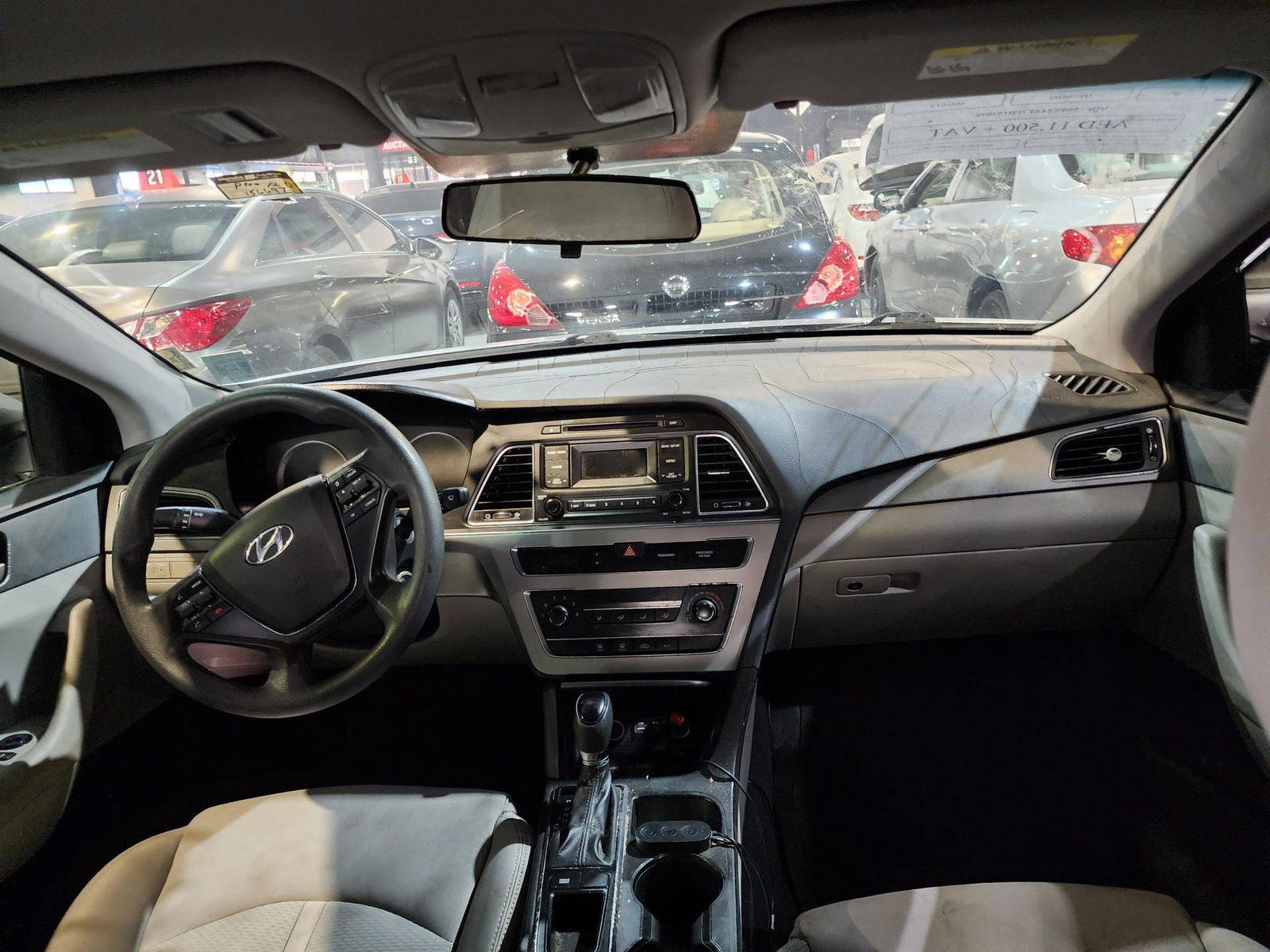 2015 HYUNDAI SONATA — 156697 Miles — Lot F7FH153898 — Al Quoz - Marhaba Auctions Used Cars - Image 8
