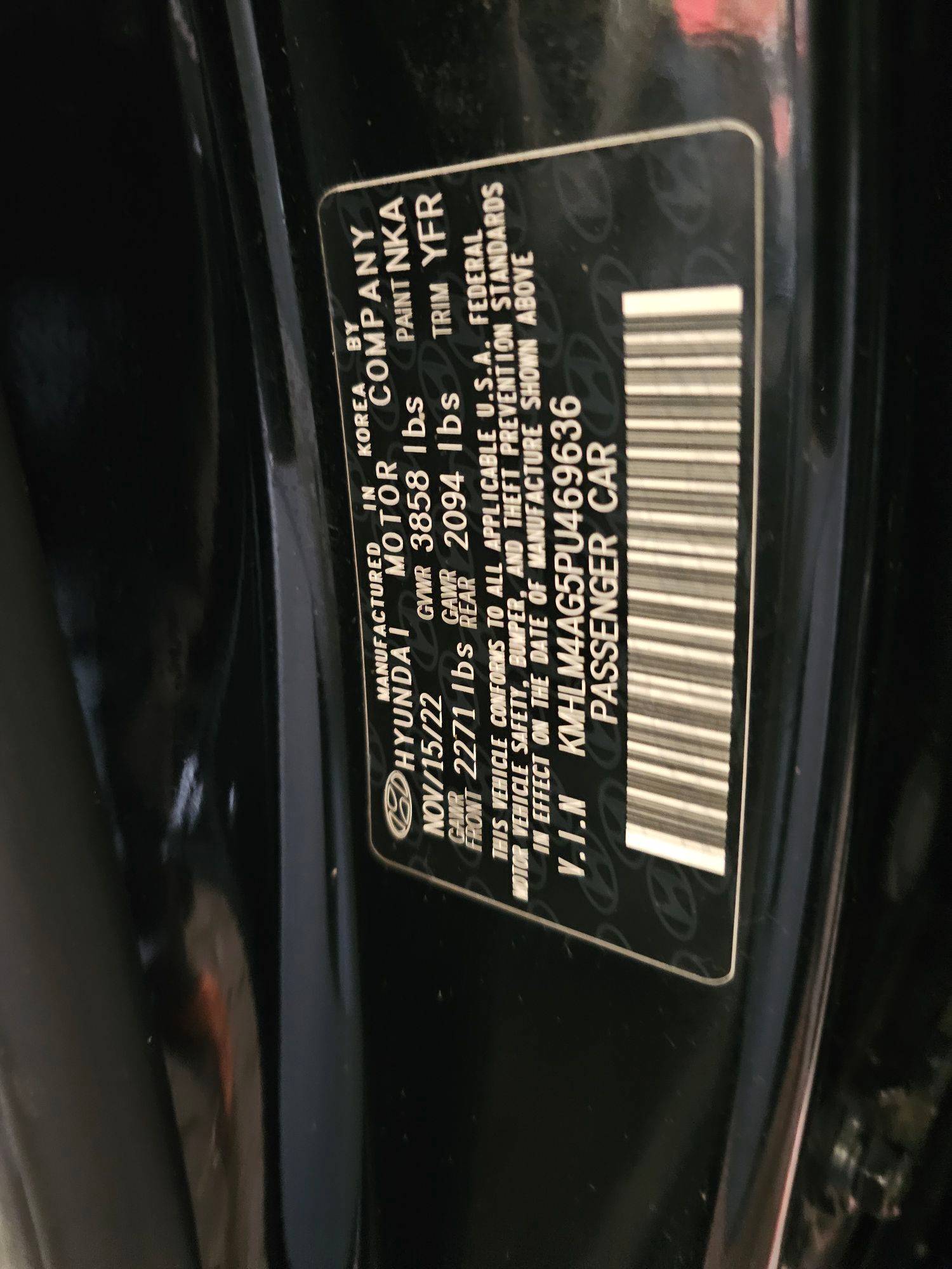 HYUNDAI ELANTRA 2023 - Marhaba Auction Used Cars - Image 9