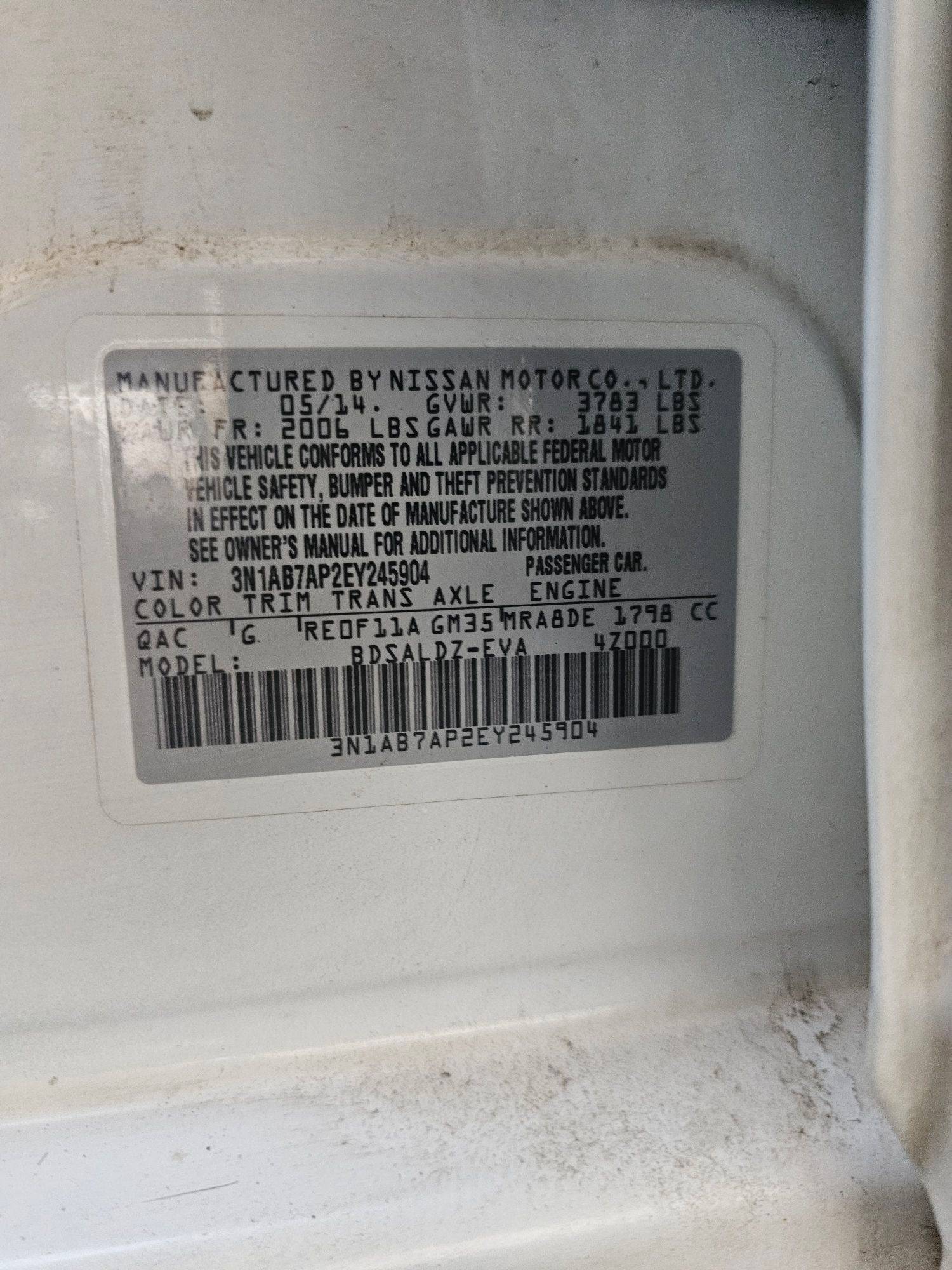 NISSAN SENTRA 2015 - Marhaba Auction Used Cars - Image 9