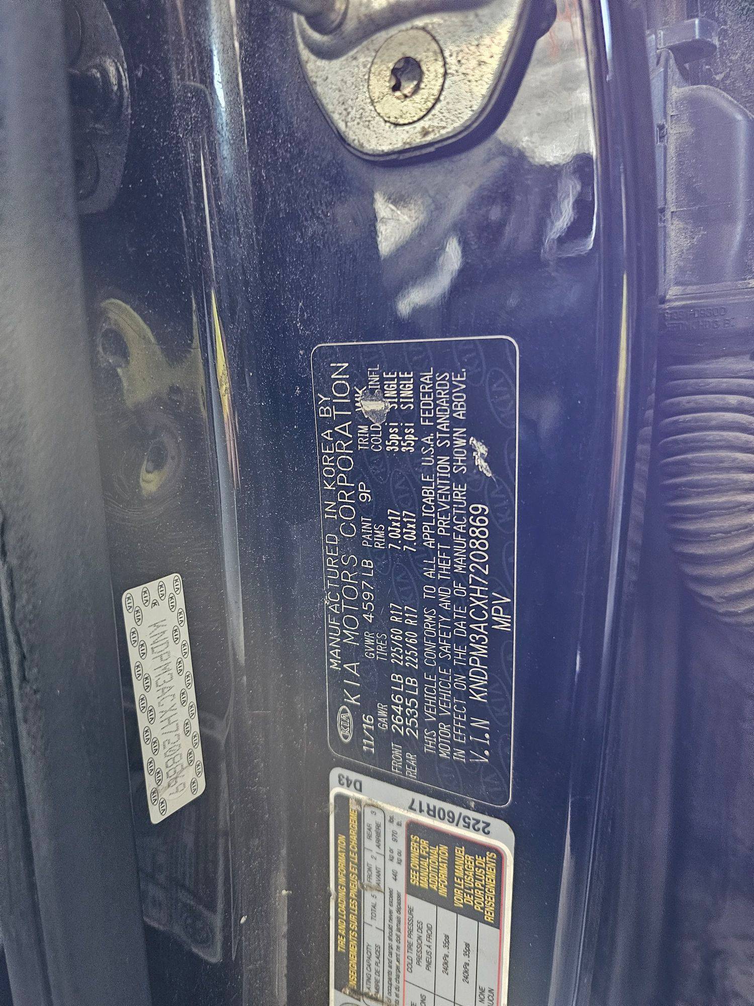 KIA SPORTAGE 2017 - Marhaba Auction Used Cars - Image 10