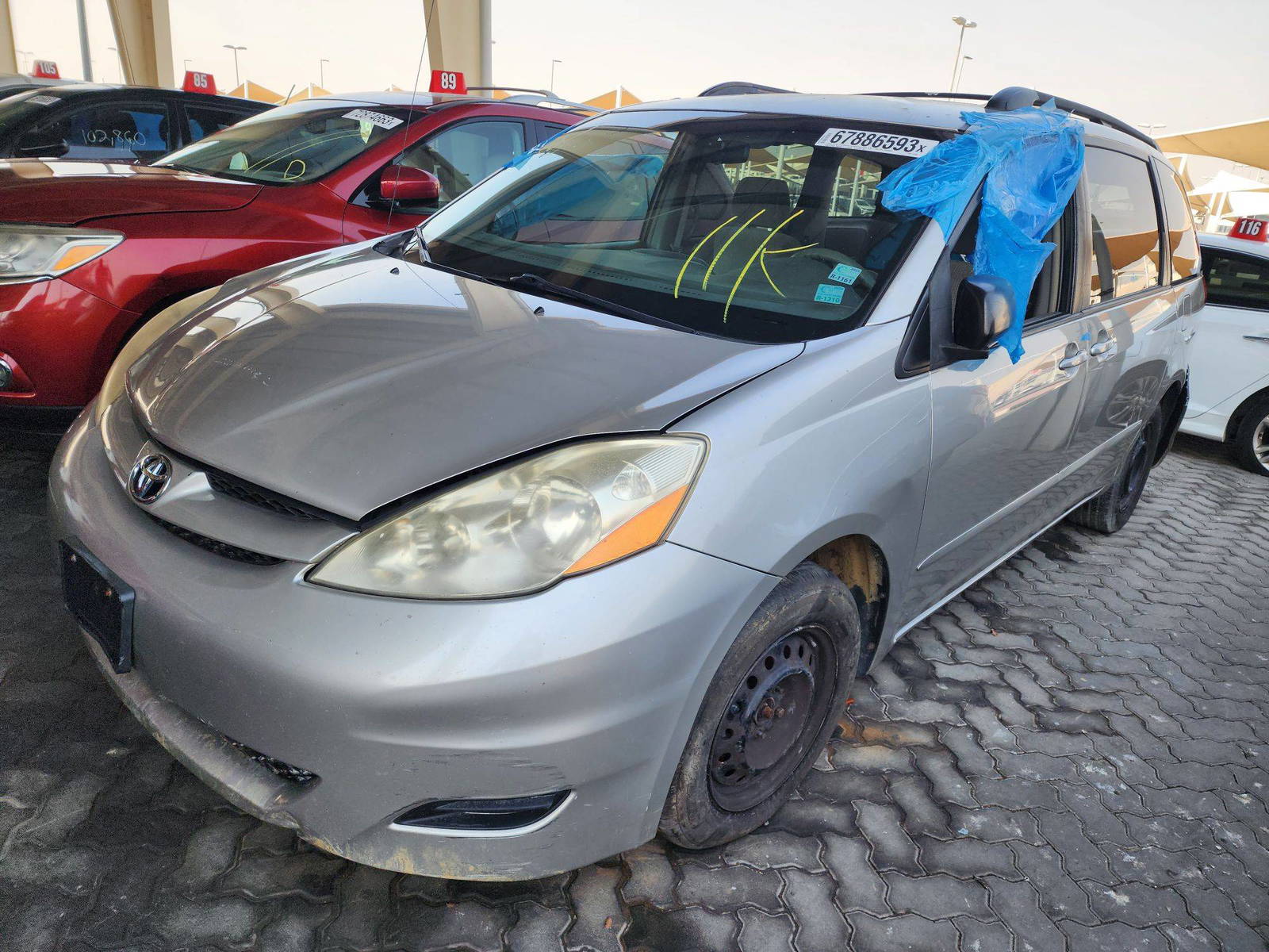 2008 TOYOTA SIENNA — 171690 Miles — Lot 67886593 - Marhaba Auctions Used Cars - Image 6