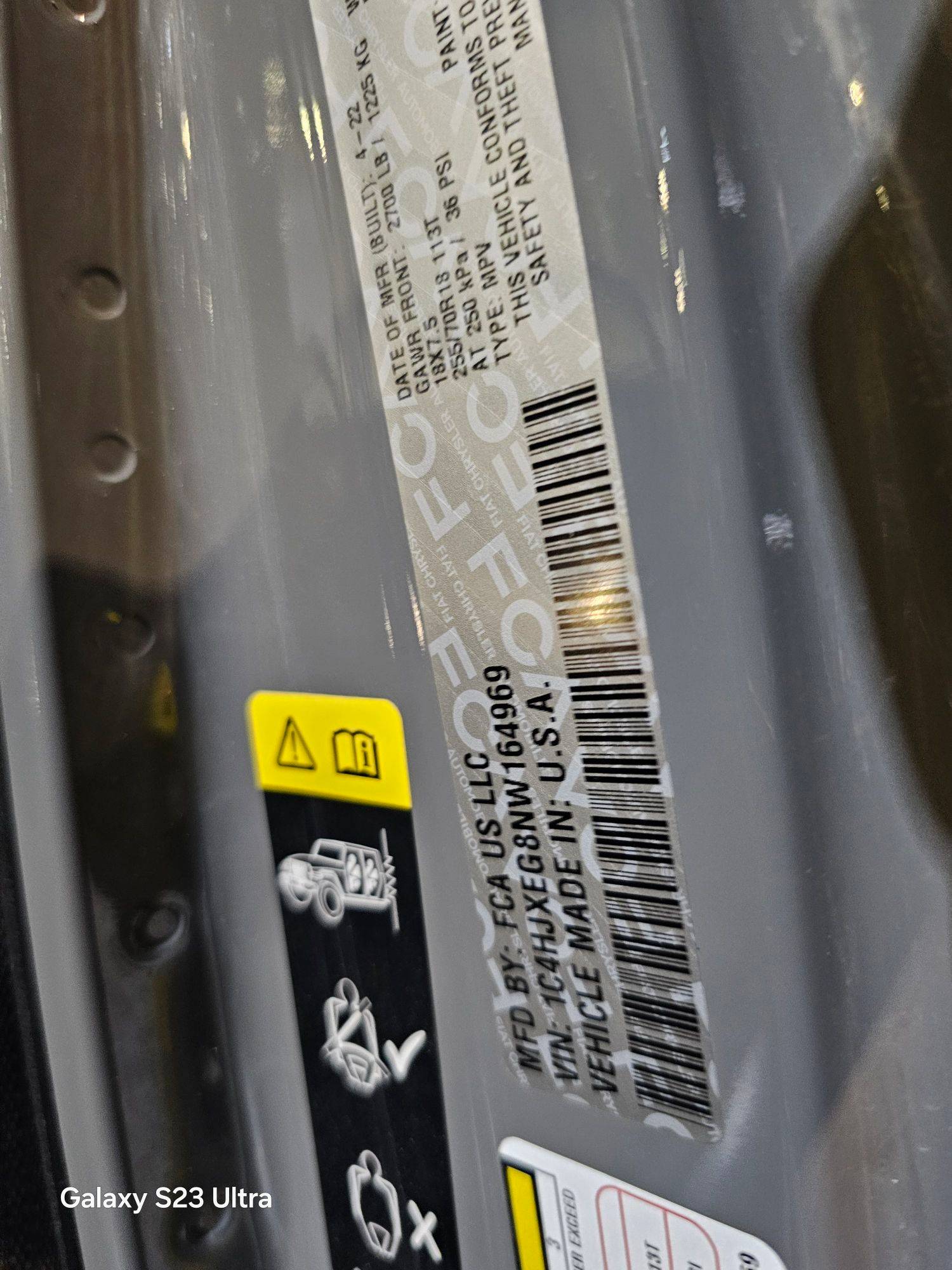 JEEP WRANGLER UNLIMITED SAHARA 2022 - Marhaba Auction Used Cars - Image 11