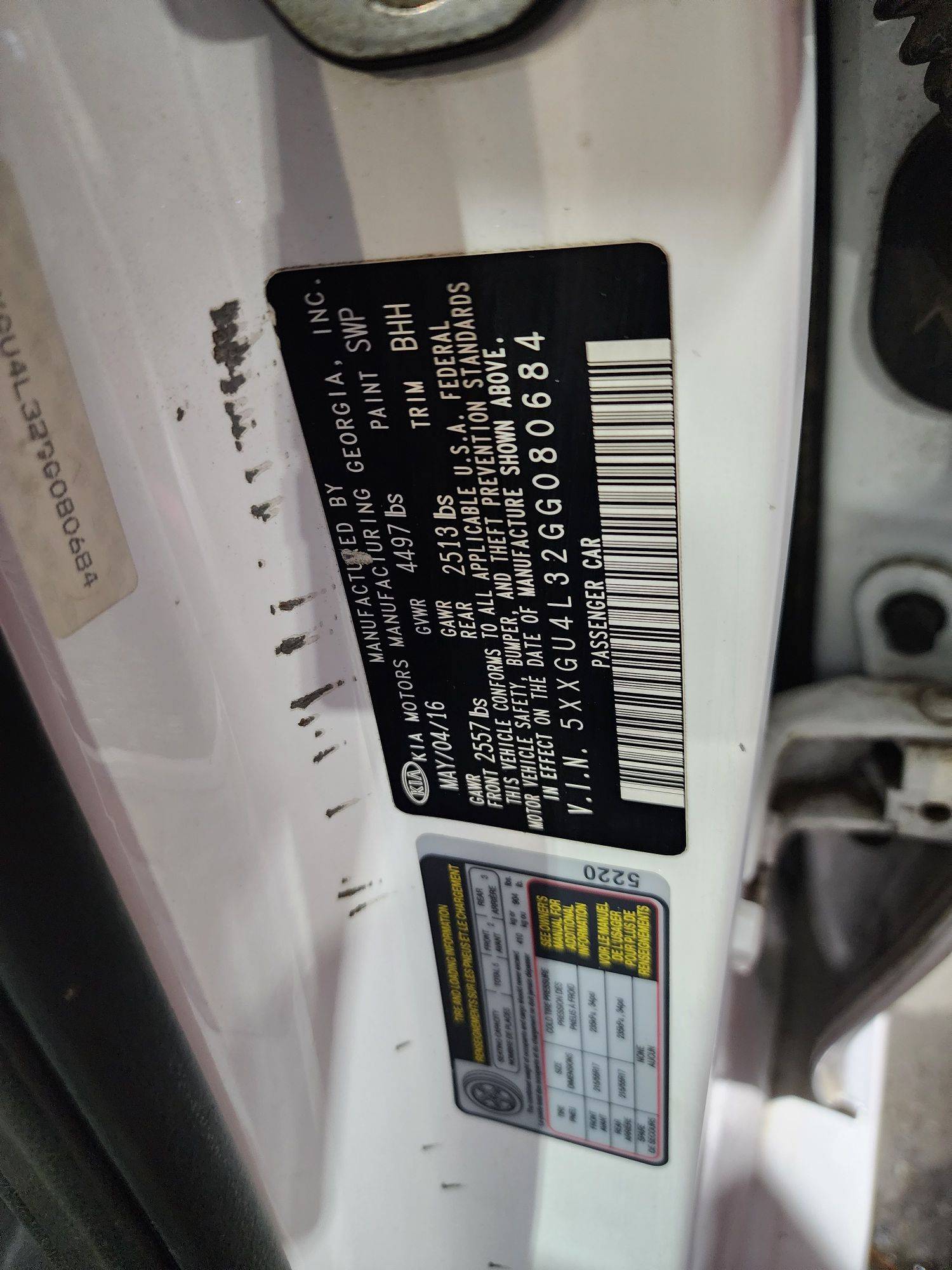 KIA OPTIMA 2016 - Marhaba Auction Used Cars - Image 11