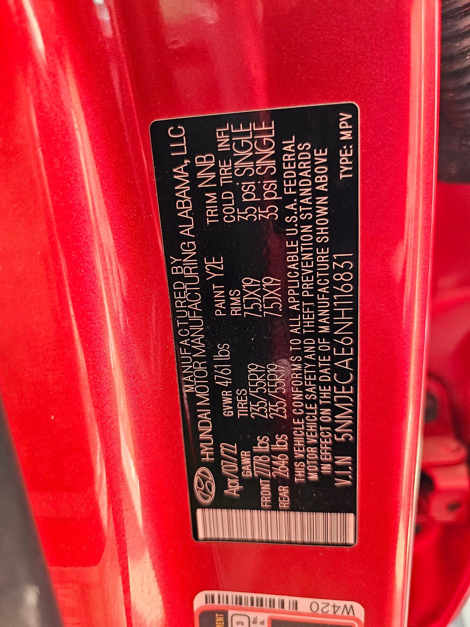 HYUNDAI TUCSON 2022 - Marhaba Auction Used Cars - Image 10