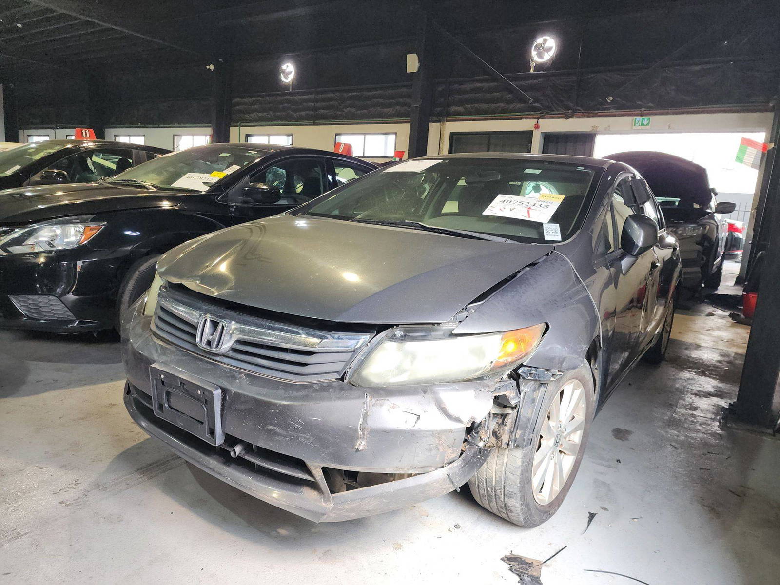 2012 HONDA CIVIC — 250868 Miles — Lot 85295 — Al Quoz - Marhaba Auctions Used Cars - Image 6