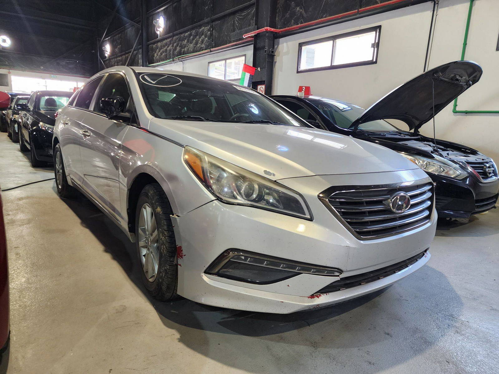 2015 HYUNDAI SONATA — 141320 Miles — Lot 120410 — Al Quoz - Marhaba Auctions Used Cars - Image 4