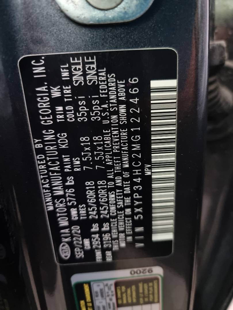 2021 KIA TELLURIDE — 56555 Miles — Lot 122466 — Souq - Marhaba Auctions Used Cars - Image 8