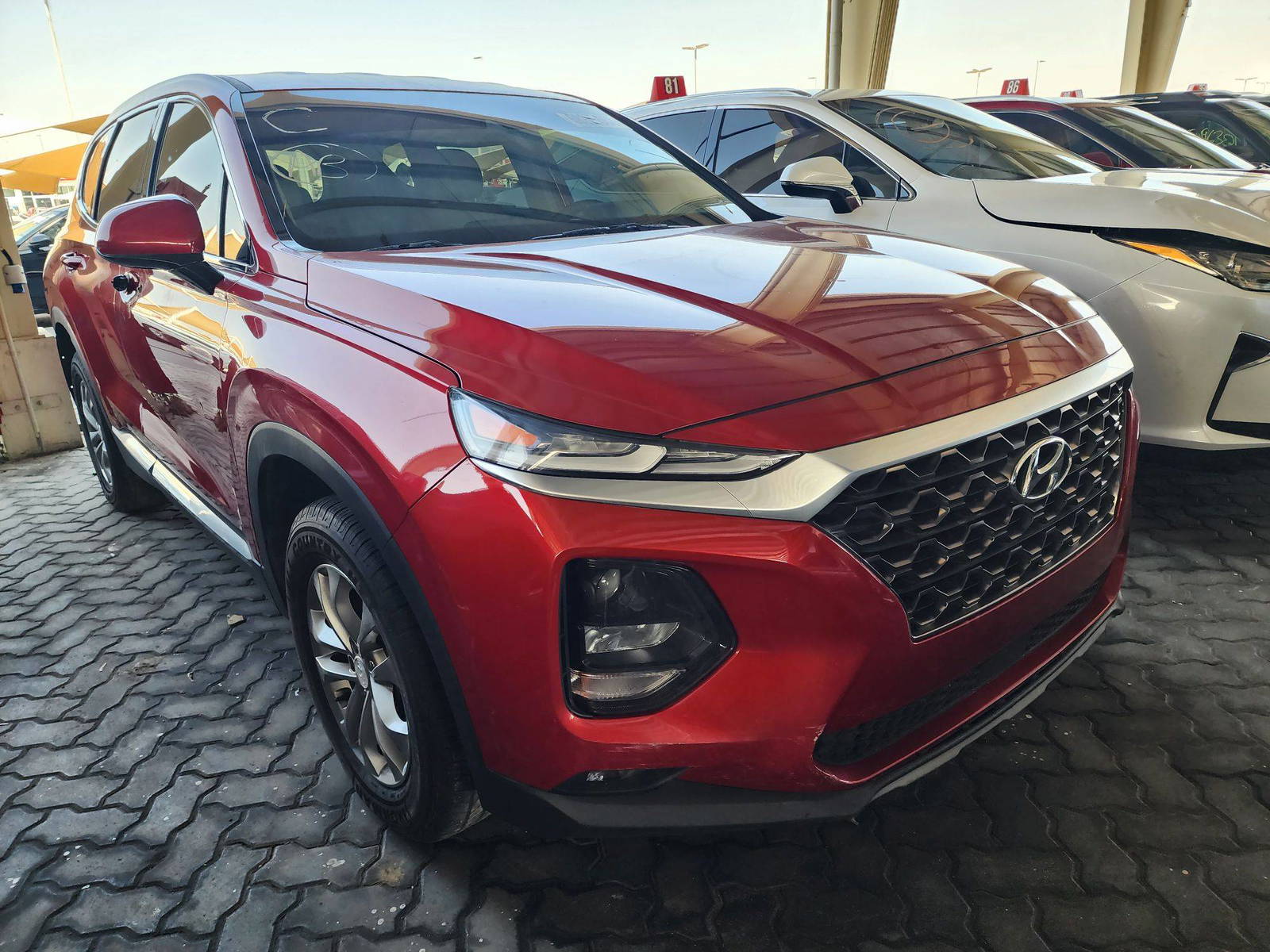 2020 HYUNDAI SANTA FE — 83512 Miles — Lot 68263553 - Marhaba Auctions Used Cars - Image 3