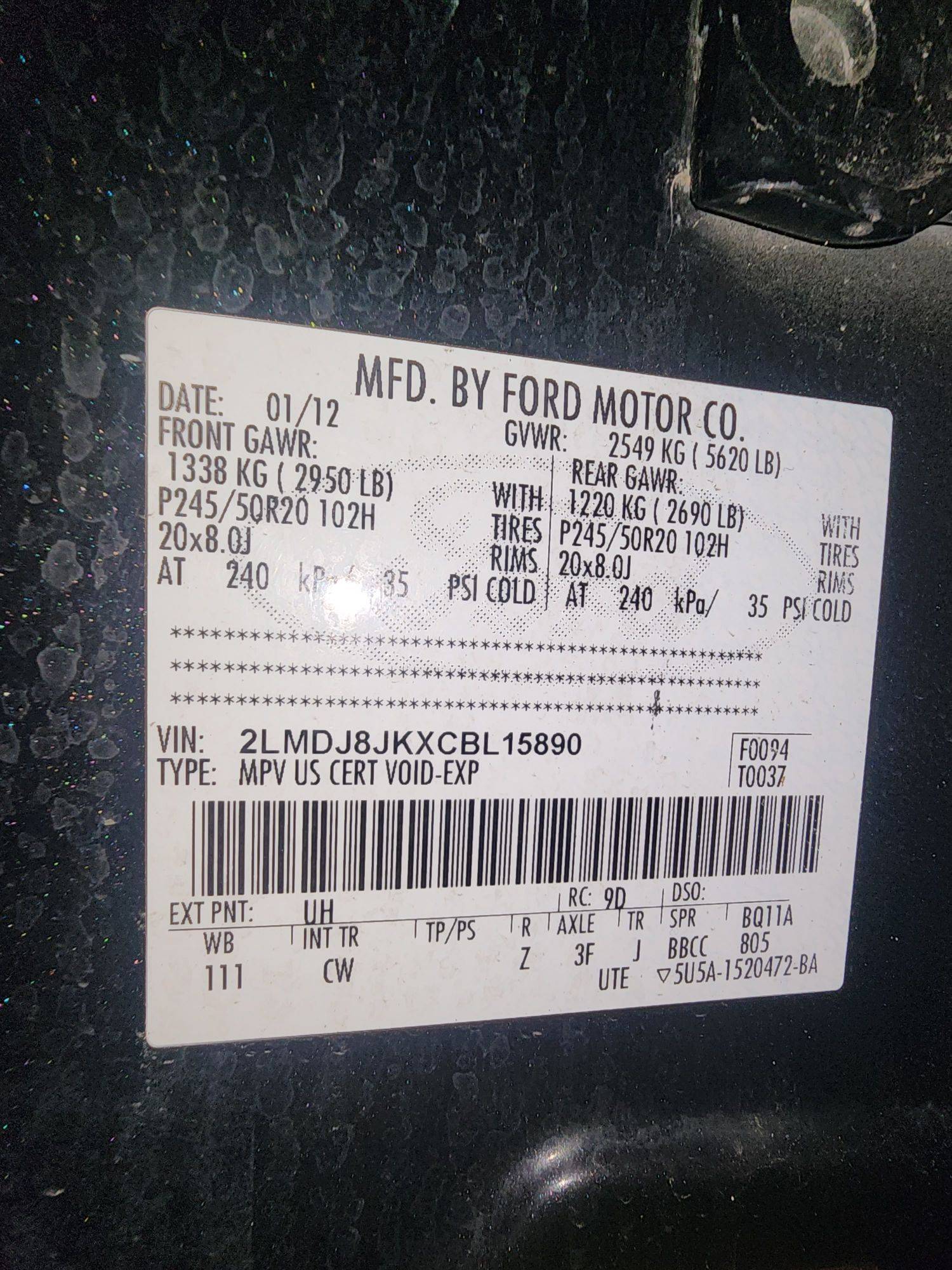 LINCOLN MKX 2012 - Marhaba Auction Used Cars - Image 11