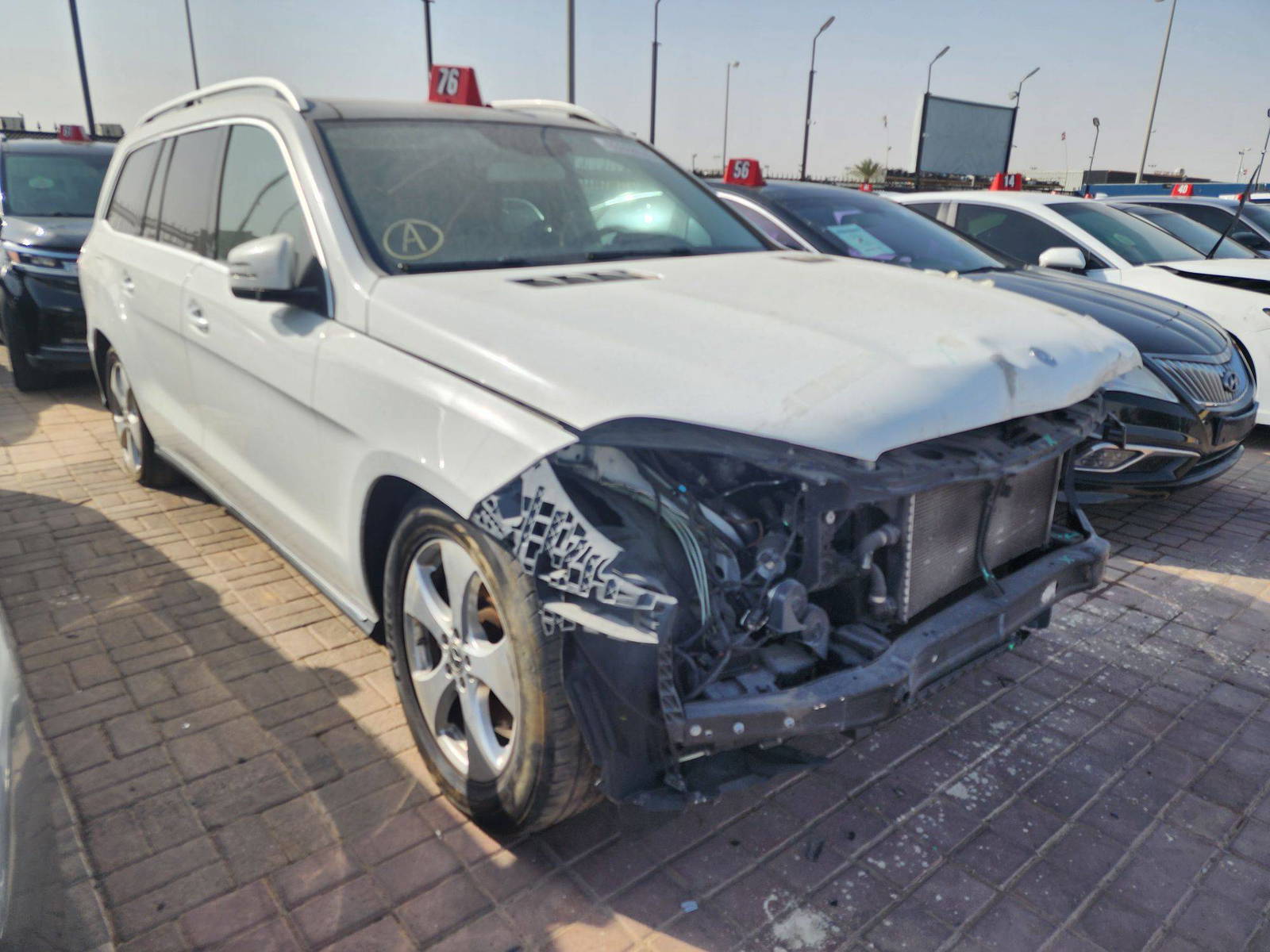 MERCEDES BENZ GLS 450 2017 - Marhaba Auction Used Cars - Image 4