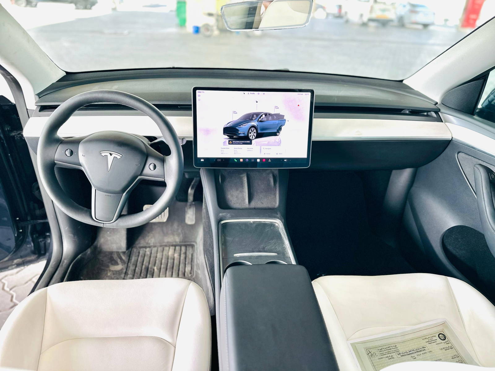 2024 TESLA MODEL Y — 3879 KM — Lot RF061417 — Souq - Marhaba Auctions Used Cars - Image 9