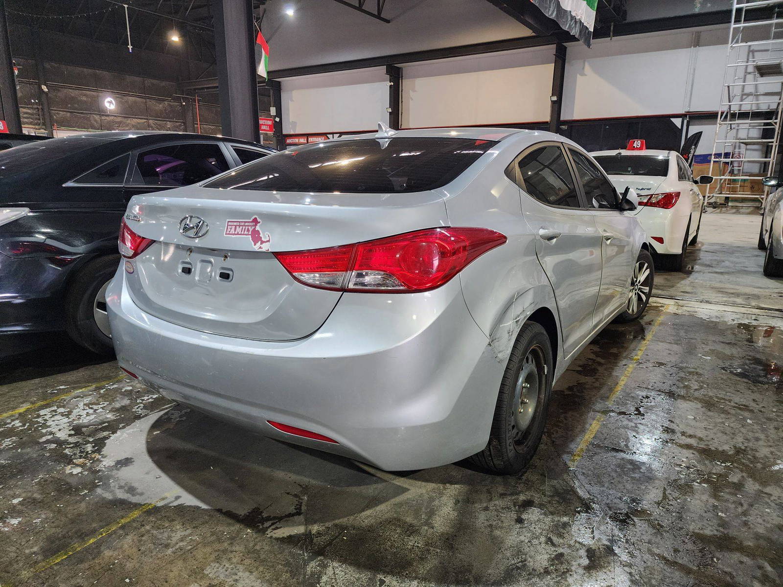 2013 HYUNDAI ELANTRA — 212081 Miles — Lot 84842764 — Al Quoz - Marhaba Auctions Used Cars - Image 3