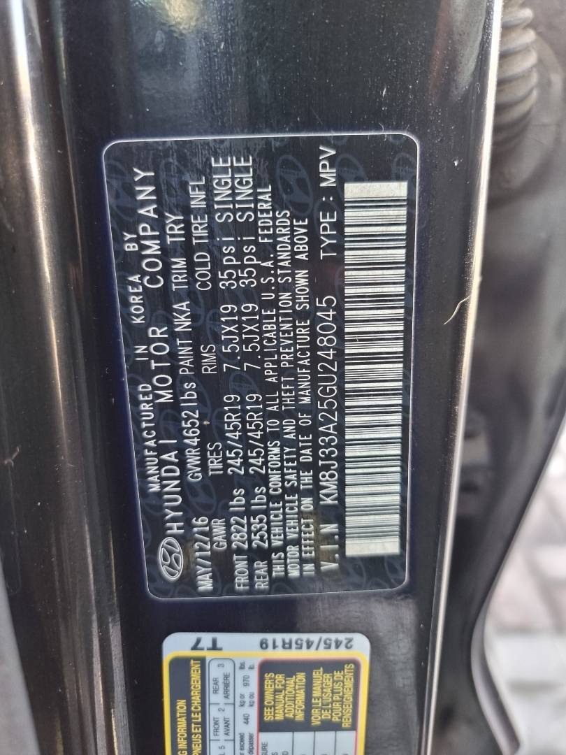 HYUNDAI TUCSON 2016 - Marhaba Auction Used Cars - Image 8