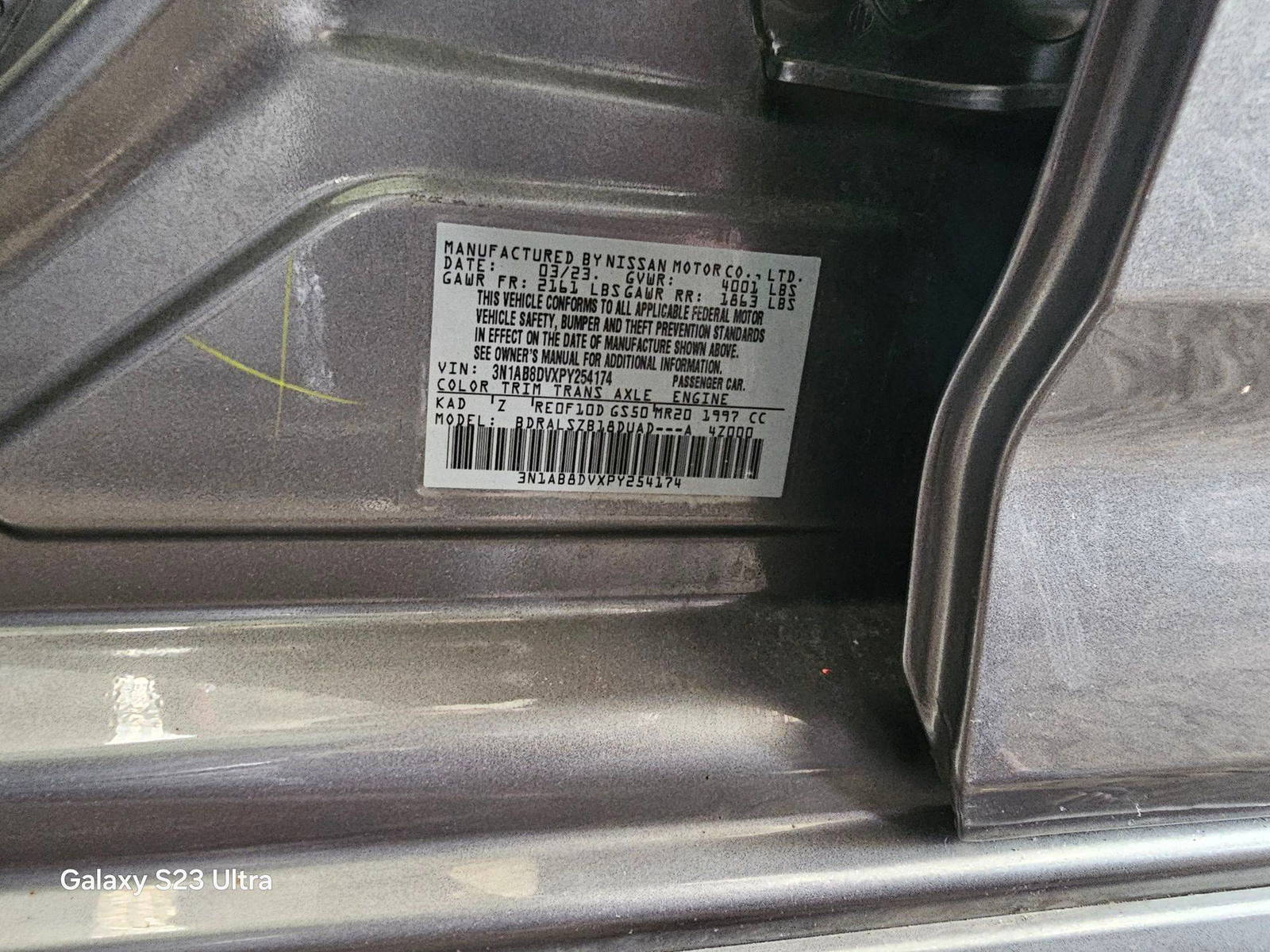 NISSAN SENTRA 2023 - Marhaba Auction Used Cars - Image 9