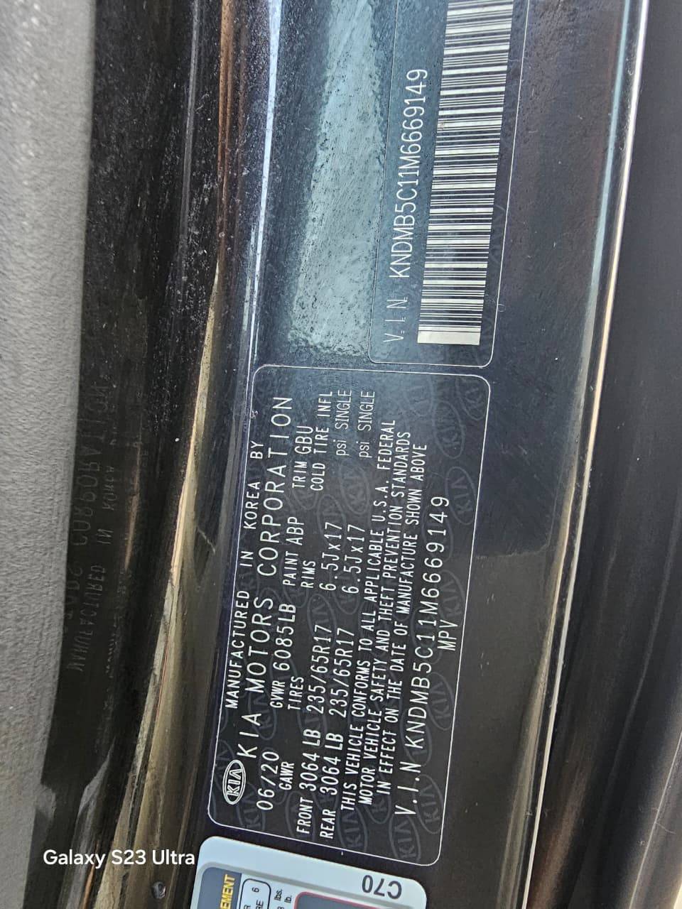 2021 KIA SEDONA — 113505 Miles — Lot 669149 — Main - Marhaba Auctions Used Cars - Image 9