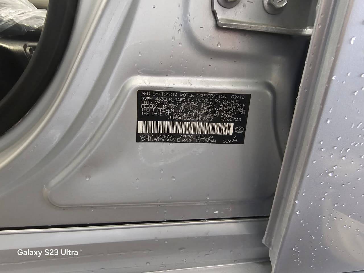 LEXUS IS 200T 2016 - Marhaba Auction Used Cars - Image 8