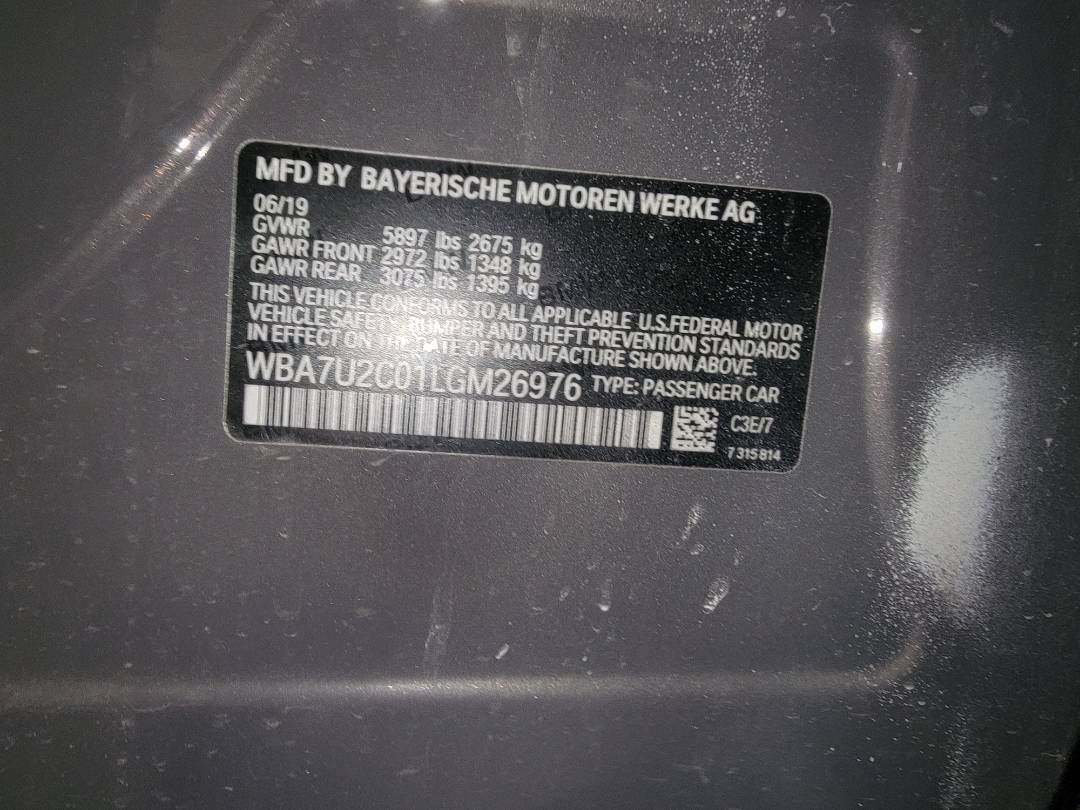 2020 BMW 750 XI — 27772 Miles — Lot LGM26976 — Main - Marhaba Auctions Used Cars - Image 13