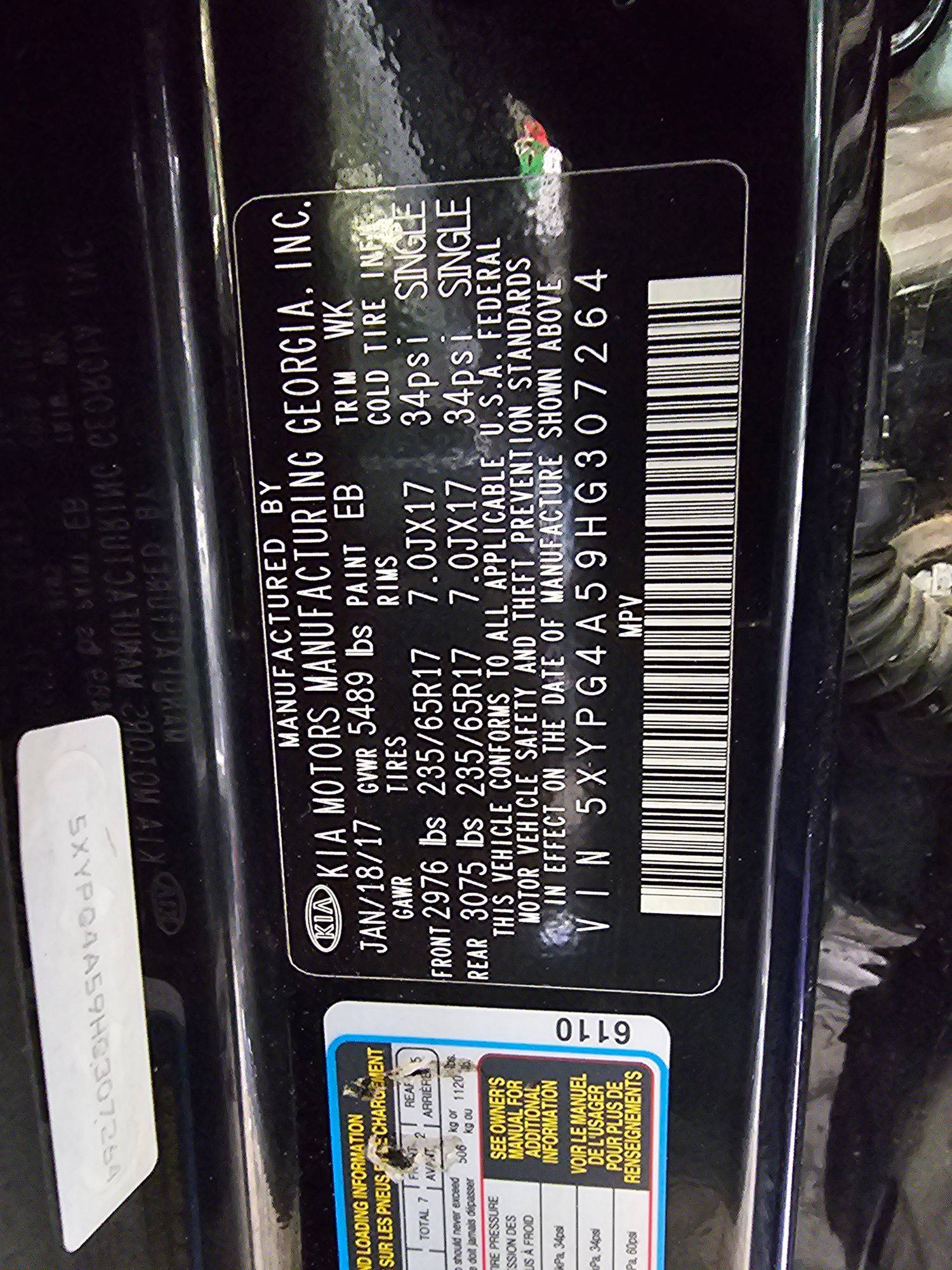 KIA SORENTO 2017 - Marhaba Auction Used Cars - Image 10