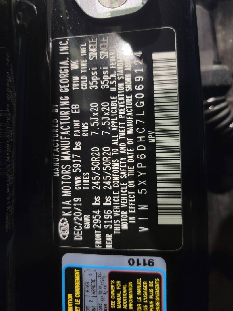 2020 KIA TELLURIDE — 34516 Miles — Lot G069124 - Marhaba Auctions Used Cars - Image 10