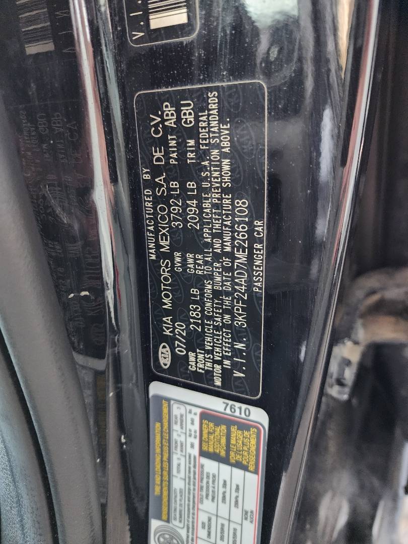 2021 KIA FORTE — 51872 Miles — Lot 36586081 — Souq - Marhaba Auctions Used Cars - Image 11
