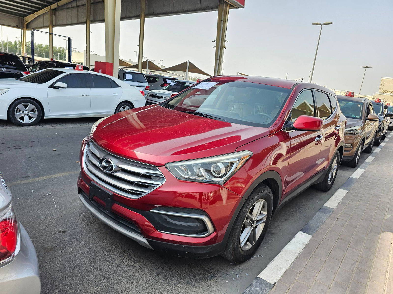 2018 HYUNDAI SANTA FE SPORT — 87388 Miles — Lot 6JG541035 — Souq - Marhaba Auctions Used Cars - Image 4