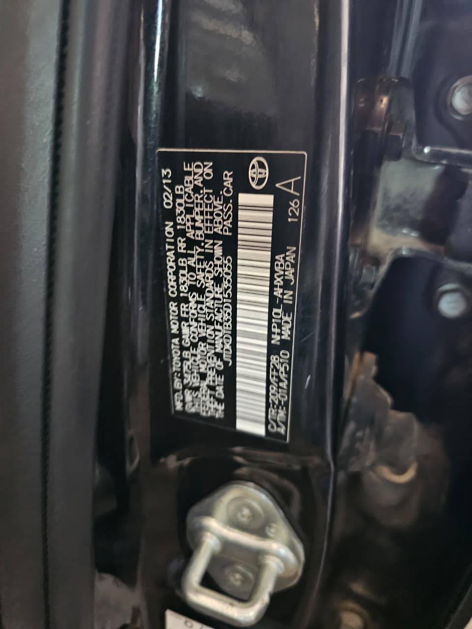 2013 TOYOTA PRIUS C — 303951 Miles — Lot 535055 — Main - Marhaba Auctions Used Cars - Image 9