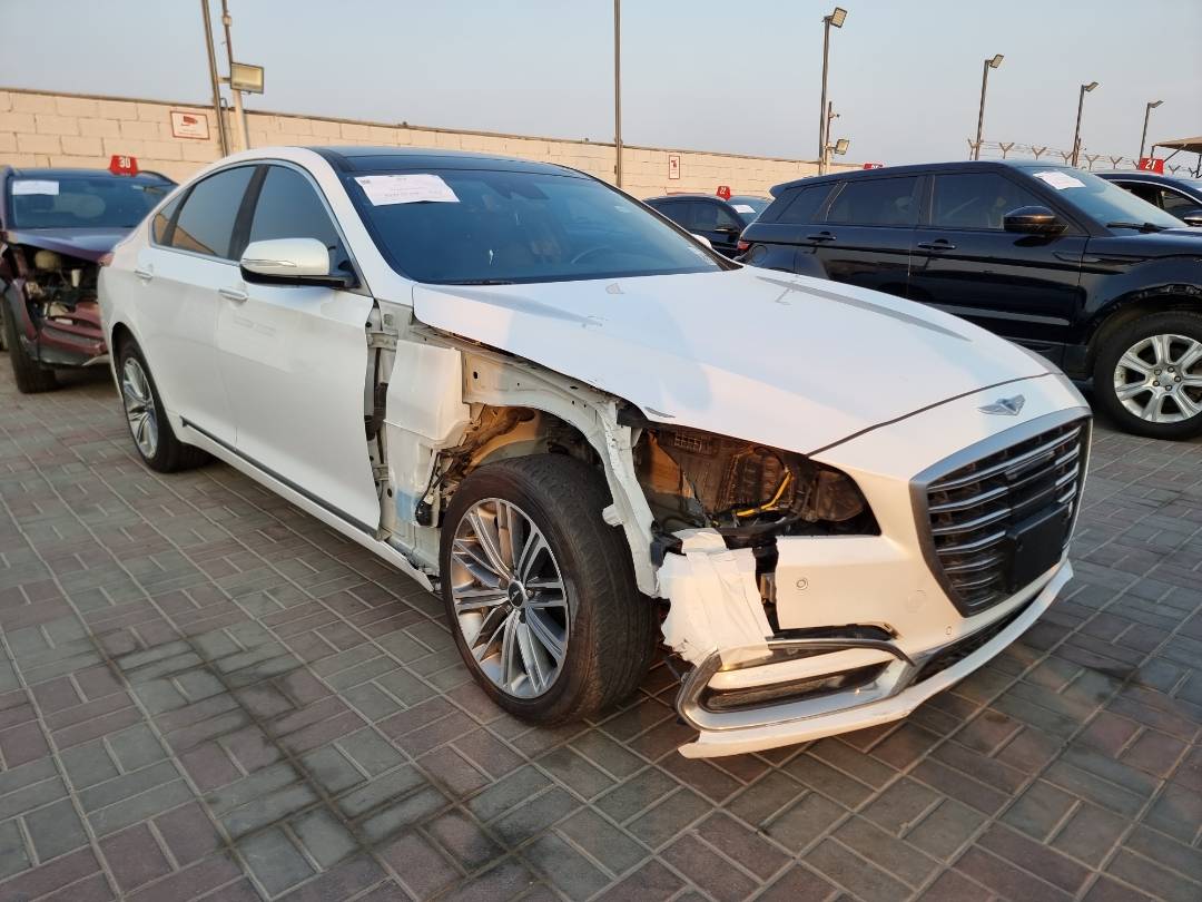 2018 GENESIS G80 — 97089 Miles — Lot 244333 — Main - Marhaba Auctions Used Cars - Image 3