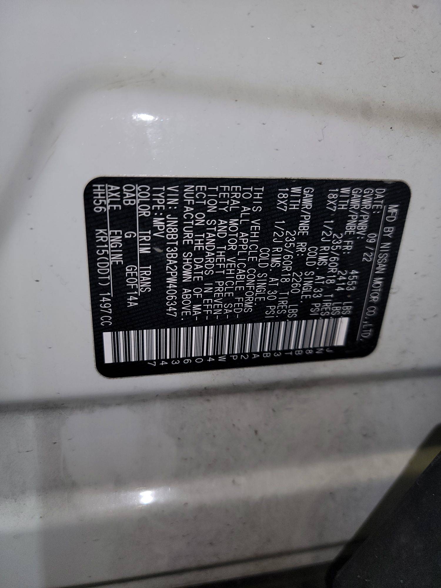 NISSAN ROGUE 2023 - Marhaba Auction Used Cars - Image 9