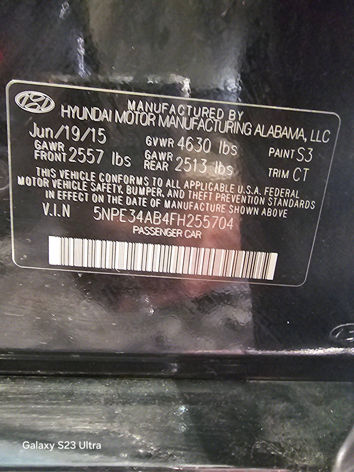 HYUNDAI SONATA 2015 - Marhaba Auction Used Cars - Image 10