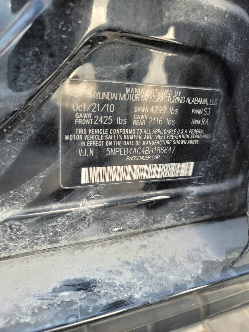 2011 HYUNDAI SONATA — 215480 Miles — Lot 68089213 - Marhaba Auctions Used Cars - Image 8