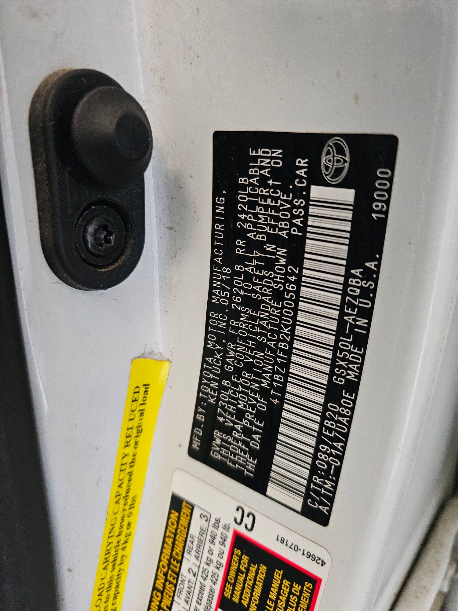 TOYOTA AVALON 2019 - Marhaba Auction Used Cars - Image 10