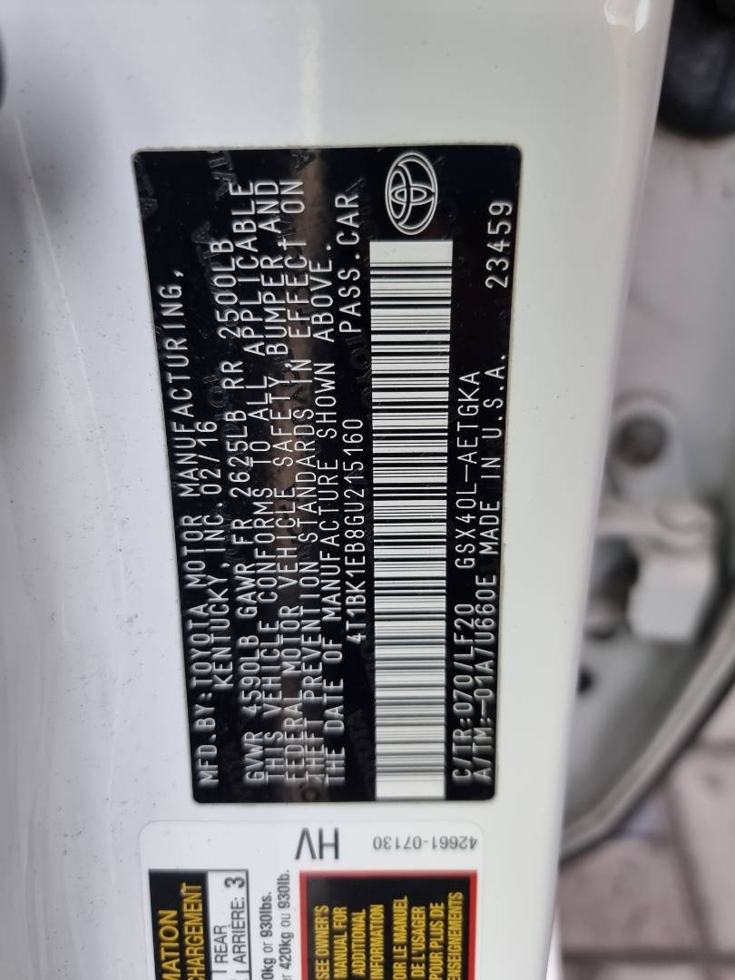 TOYOTA AVALON 2016 - Marhaba Auction Used Cars - Image 9