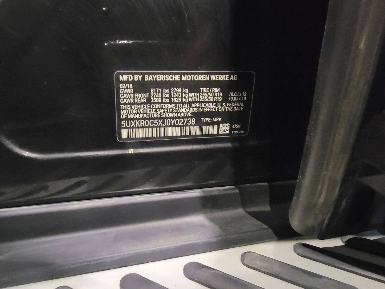 BMW X5 XDRIVE35I 2018 - Marhaba Auction Used Cars - Image 9