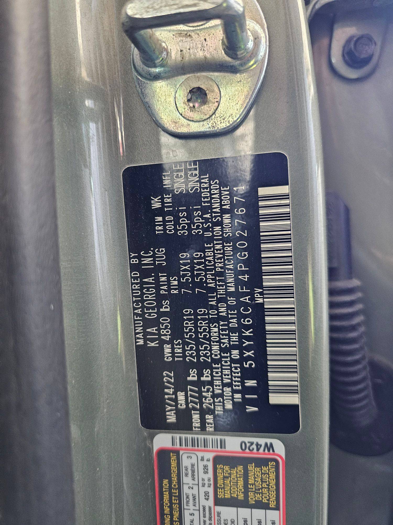 KIA SPORTAGE 2023 - Marhaba Auction Used Cars - Image 10