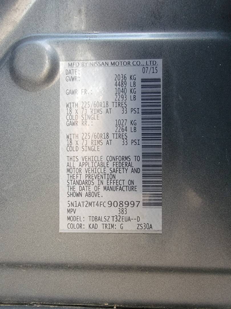 2015 NISSAN ROGUE — 108689 Miles — Lot C908997 — Main - Marhaba Auctions Used Cars - Image 10