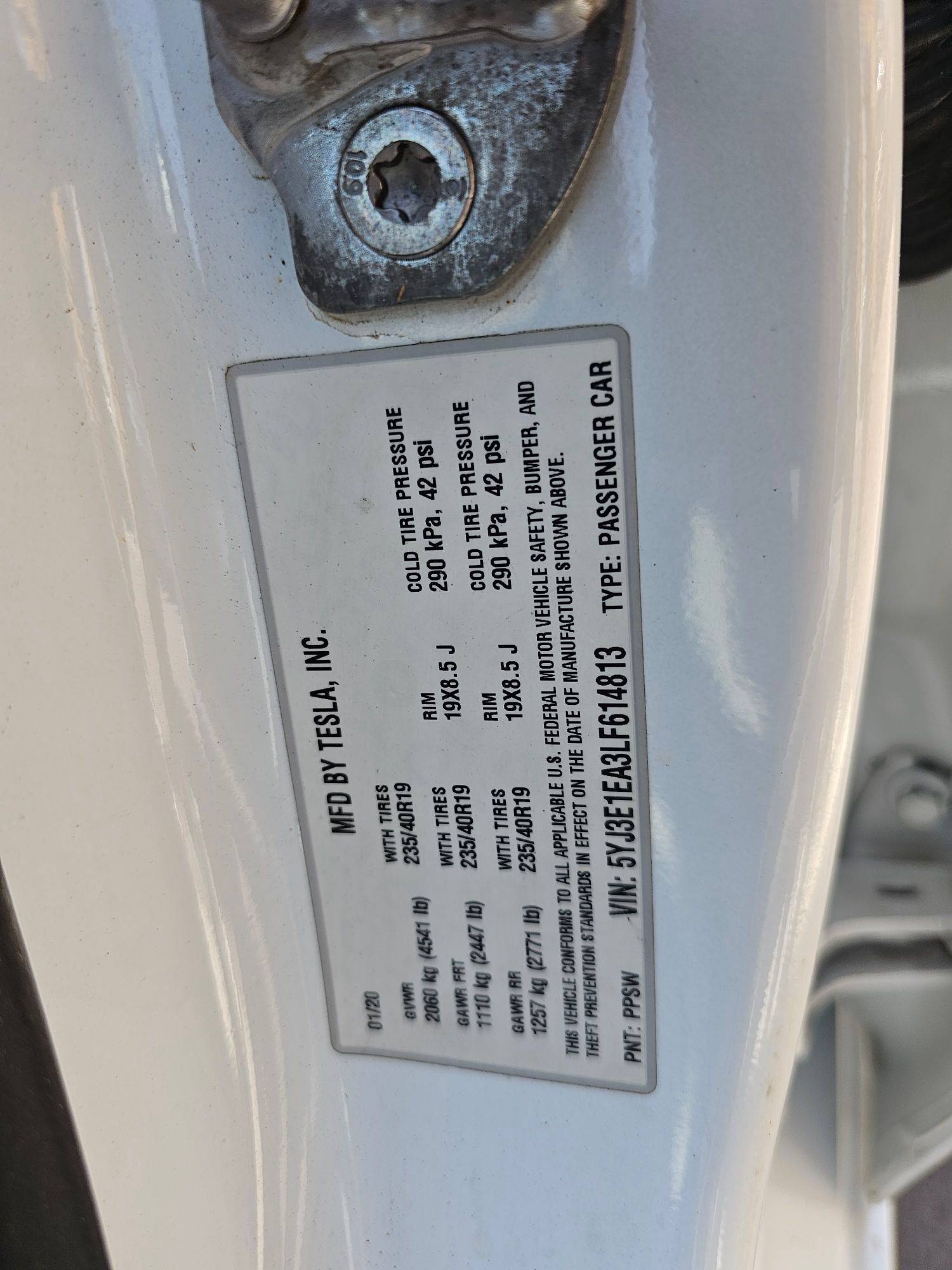 2020 TESLA MODEL 3 — 57338 KM — Lot LF614813 — Souq - Marhaba Auctions Used Cars - Image 10
