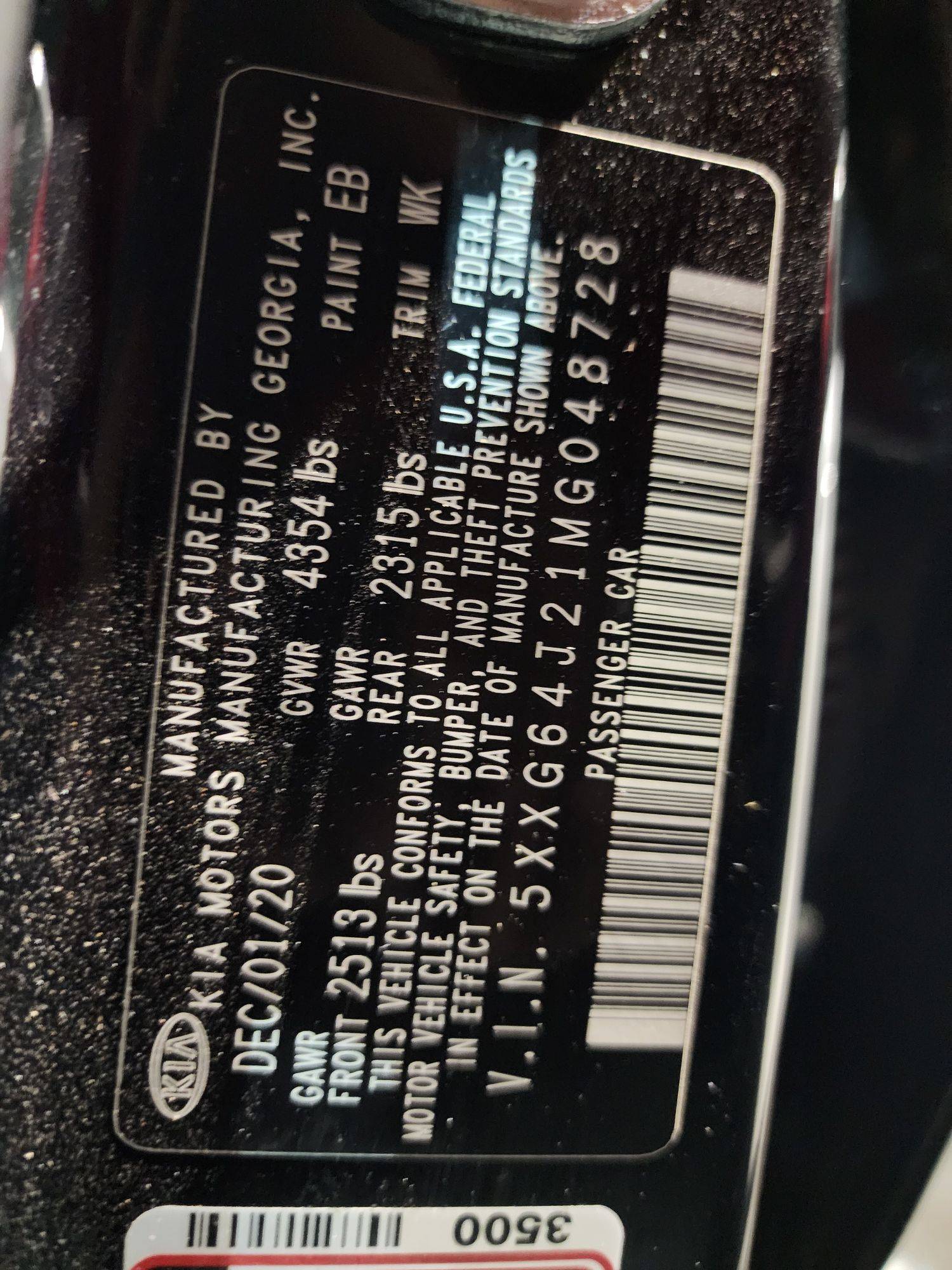 KIA K5 2021 - Marhaba Auction Used Cars - Image 7