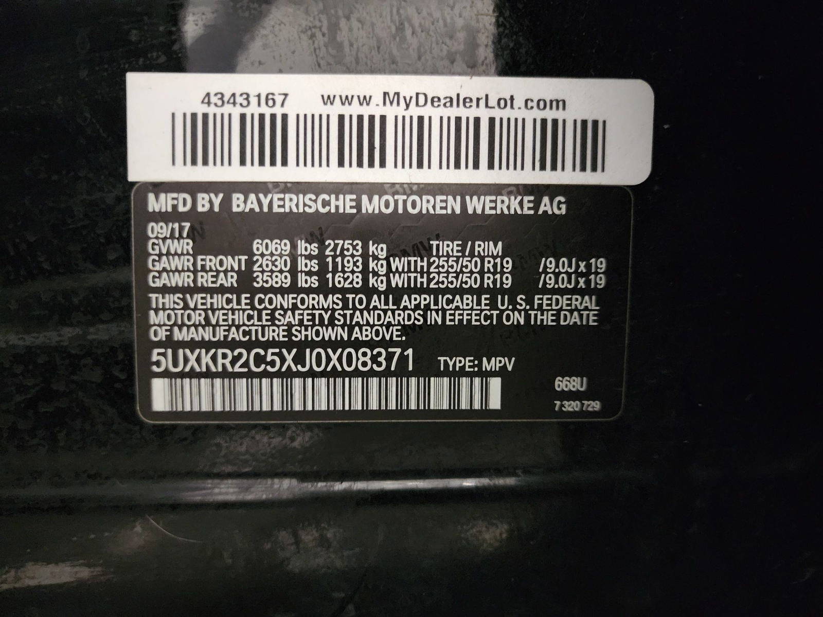 2018 BMW X5 SDRIVE35I — 113492 Miles — Lot 8371 — Main - Marhaba Auctions Used Cars - Image 10