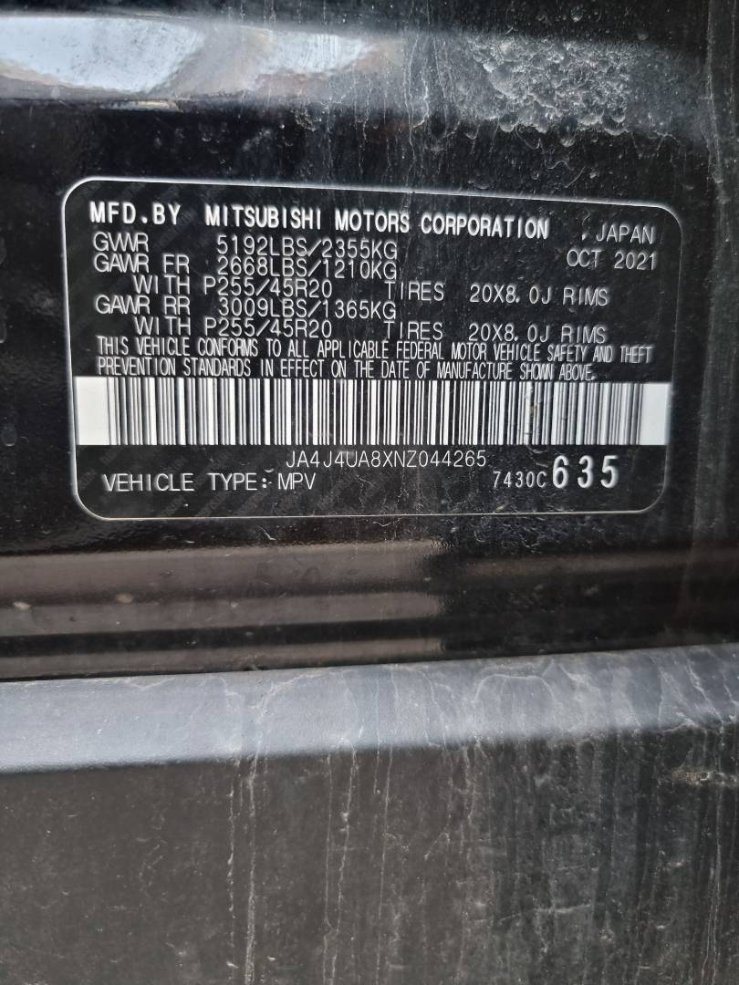 MITSUBISHI OUTLANDER 2022 - Marhaba Auction Used Cars - Image 9