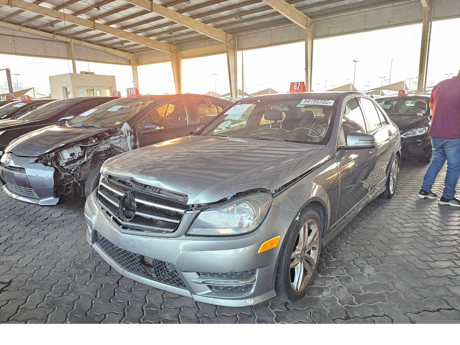 2014 MERCEDES BENZ C 250 — 157532 Miles — Lot B7EA932956 — Souq - Marhaba Auctions Used Cars - Image 4