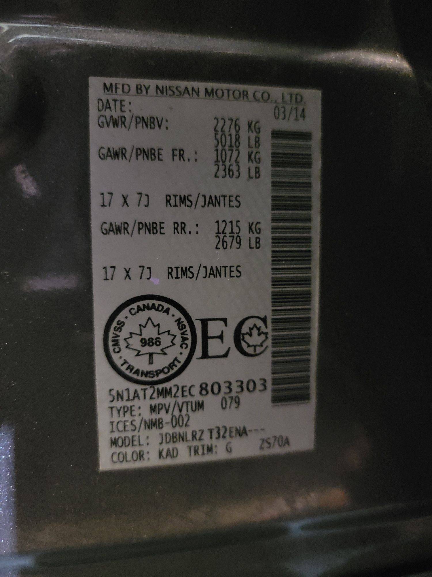 NISSAN ROGUE 2014 - Marhaba Auction Used Cars - Image 12