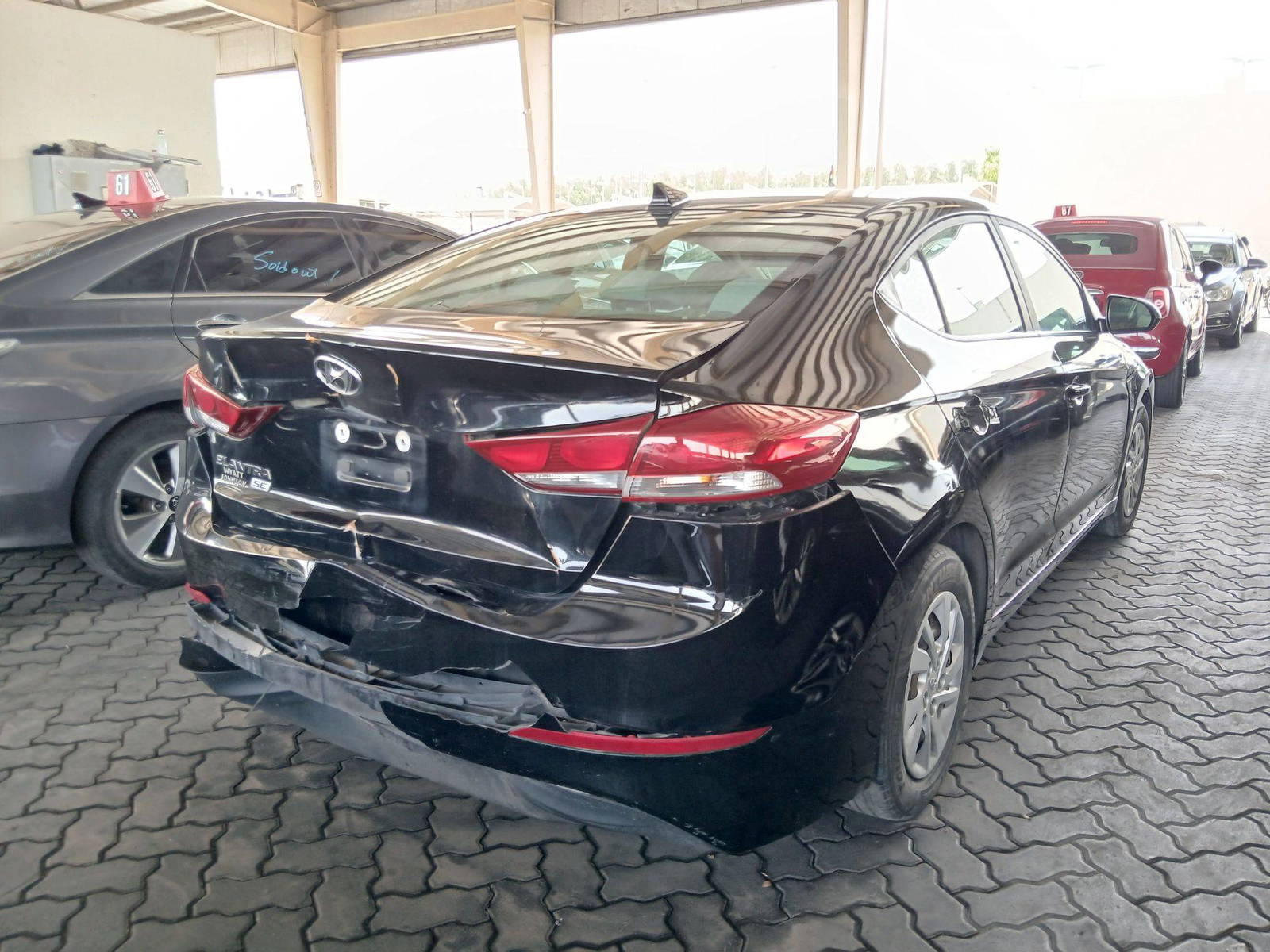 2017 HYUNDAI ELANTRA — 140650 Miles — Lot 42342095 — Souq - Marhaba Auctions Used Cars - Image 3