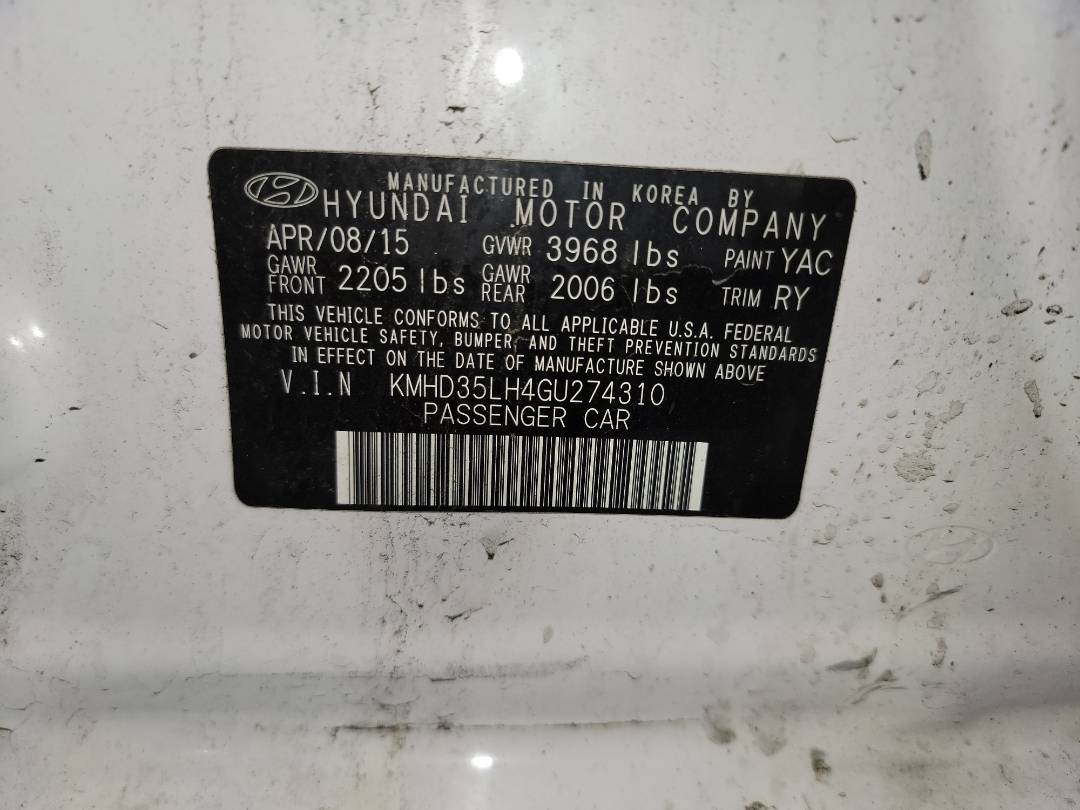 2016 HYUNDAI ELANTRA GT — 113066 Miles — Lot 72025183 - Marhaba Auctions Used Cars - Image 9
