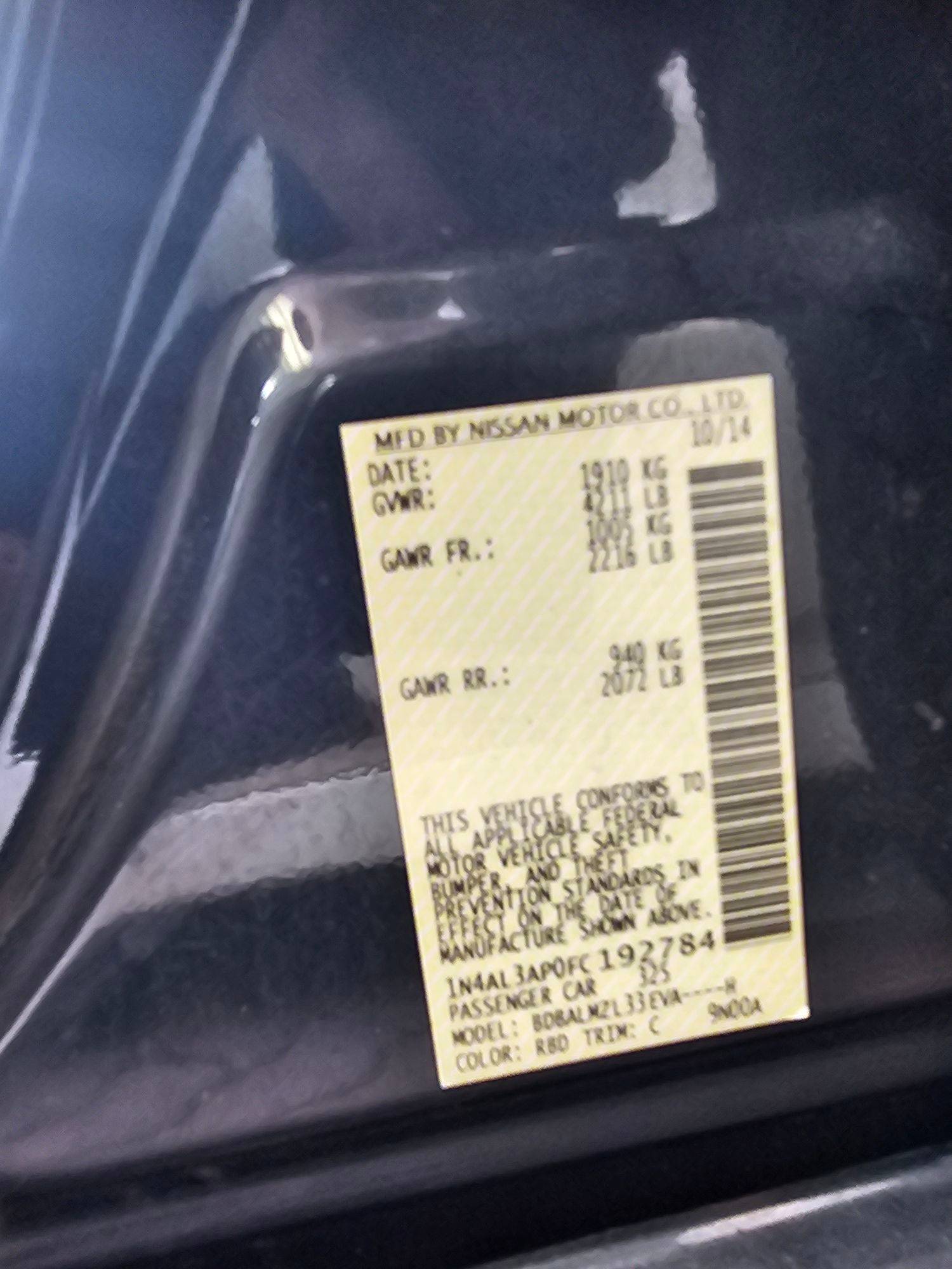 2015 NISSAN ALTIMA — 184591 Miles — Lot 3AP0FC192784 — Souq - Marhaba Auctions Used Cars - Image 12