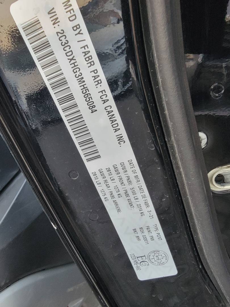 2021 DODGE CHARGER — 123485 KM — Lot H565084 — Main - Marhaba Auctions Used Cars - Image 8