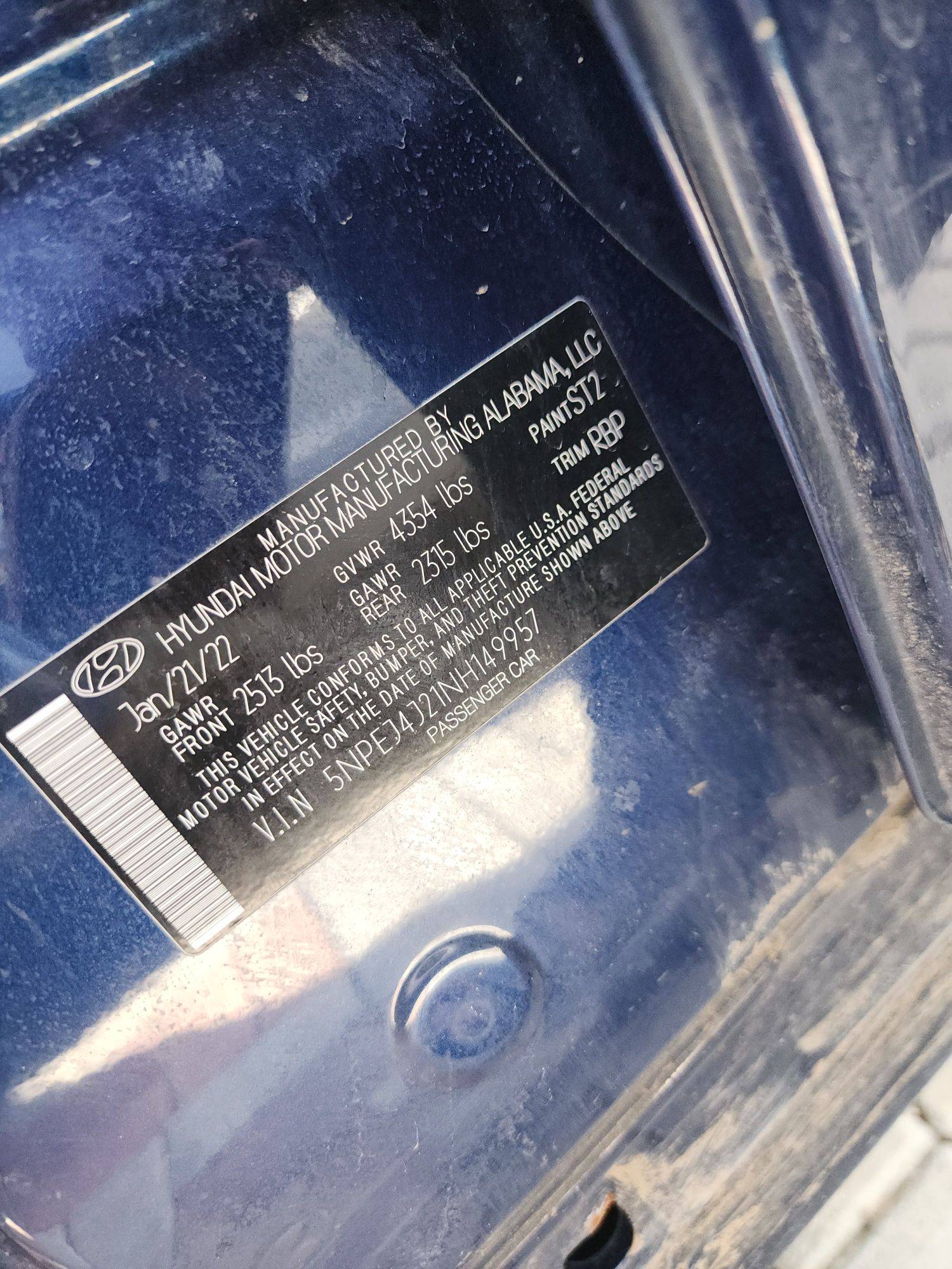 2022 HYUNDAI SONATA — 61854 Miles — Lot H149957 — Main - Marhaba Auctions Used Cars - Image 15
