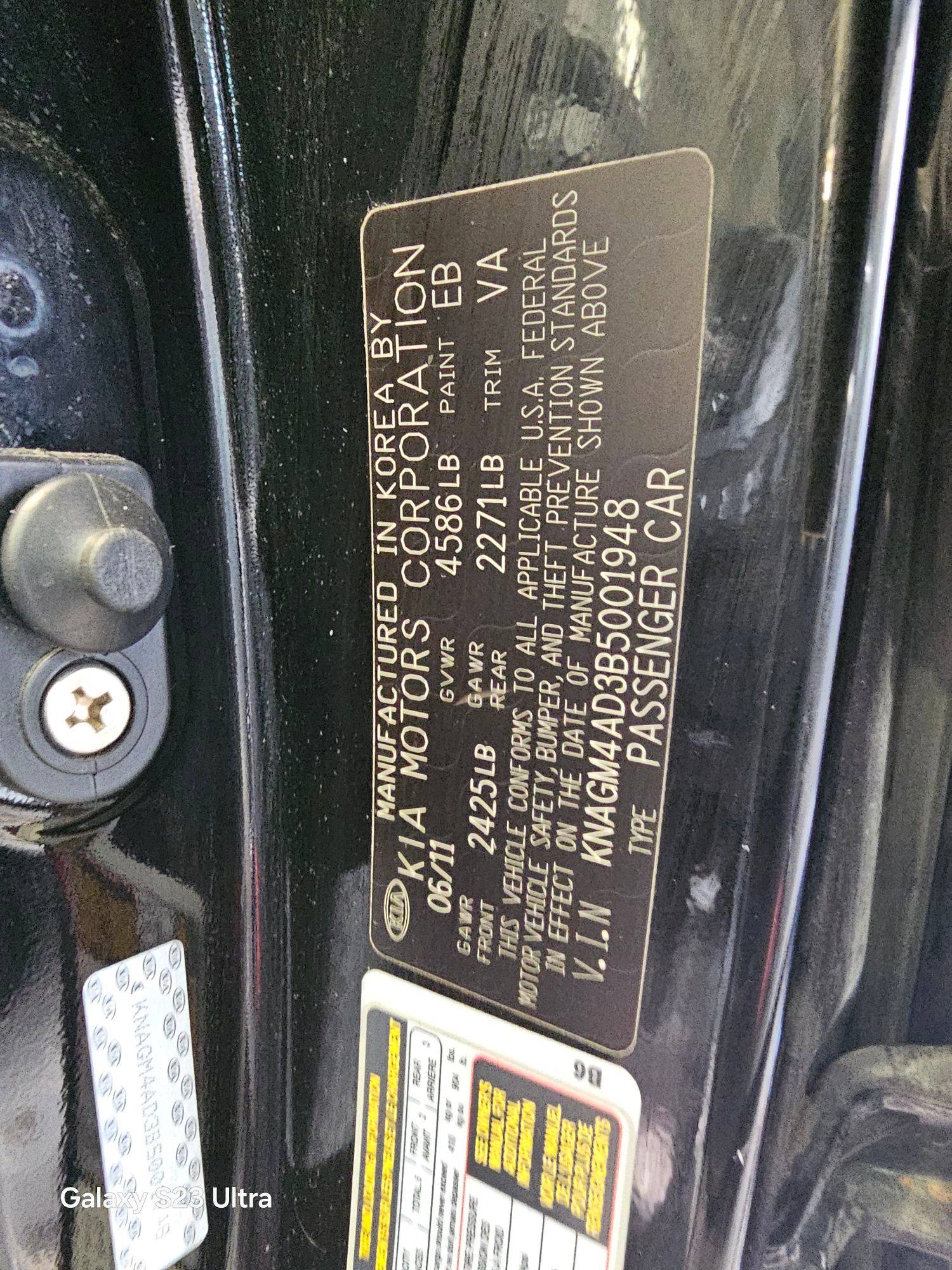 KIA OPTIMA 2011 - Marhaba Auction Used Cars - Image 10