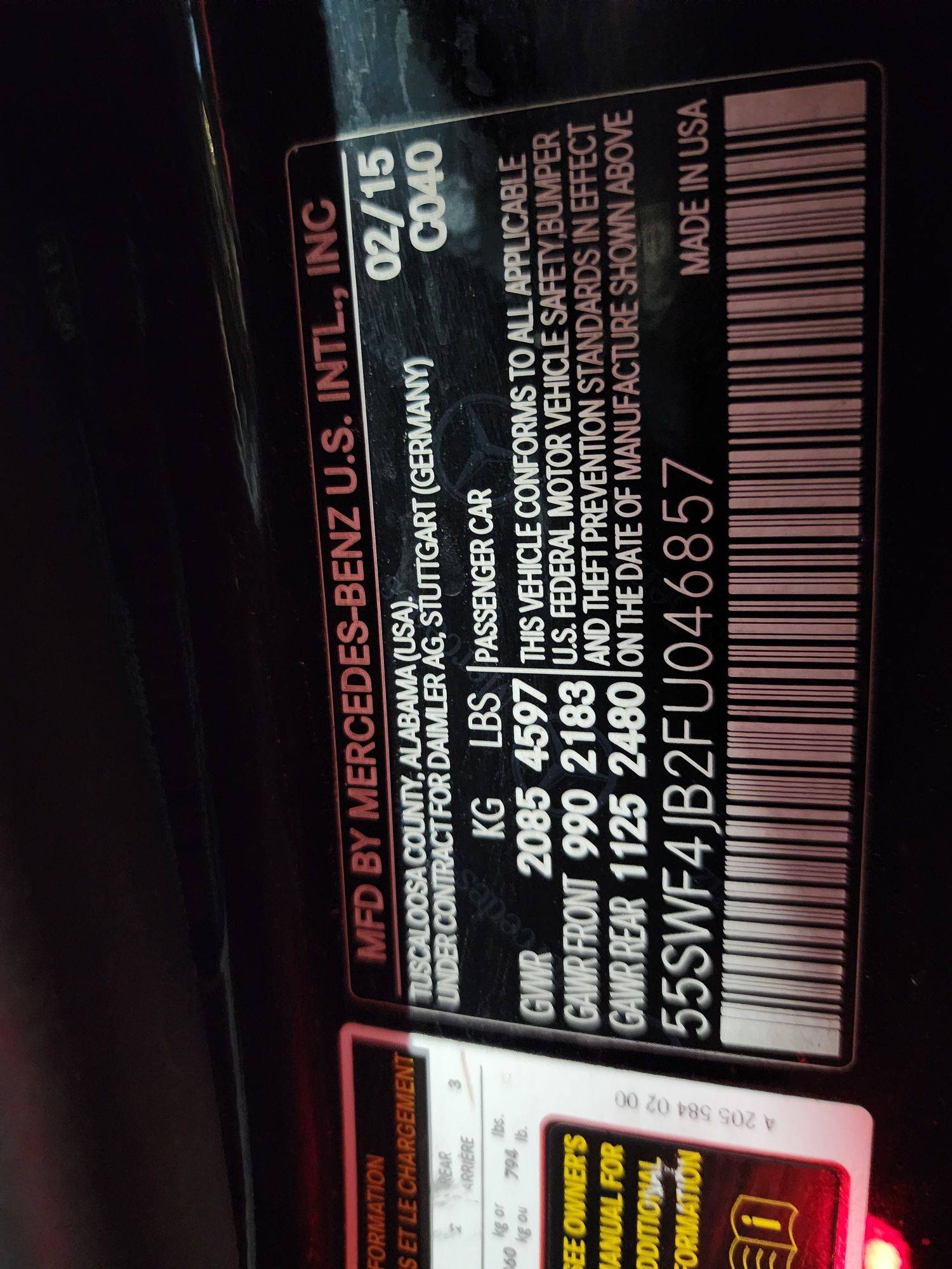 MERCEDES BENZ C300 2015 - Marhaba Auction Used Cars - Image 9